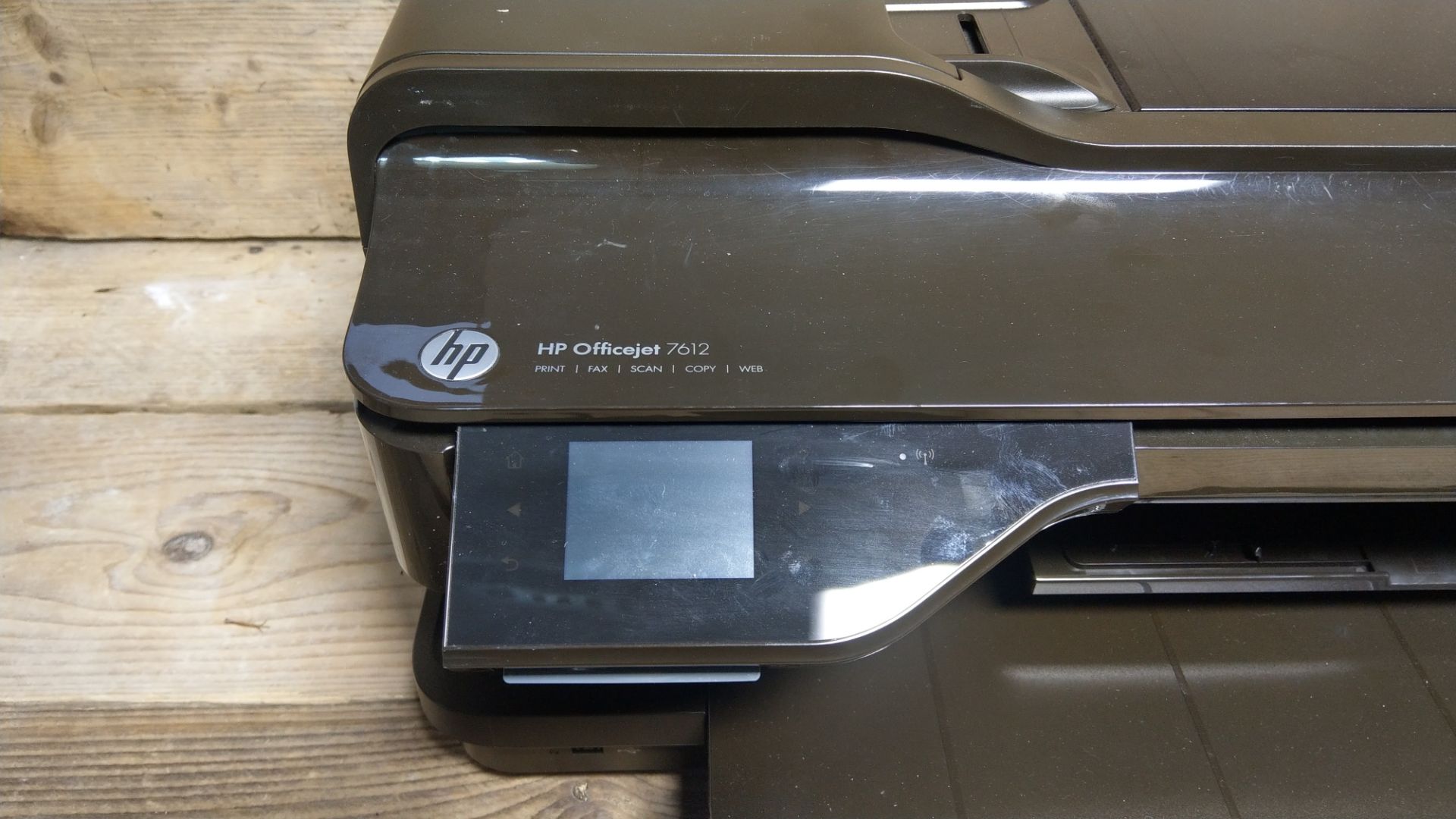 HP Officejet A3 7612 - Print, Fax, Scan & Copy Web with spare cartridges. - Image 2 of 4