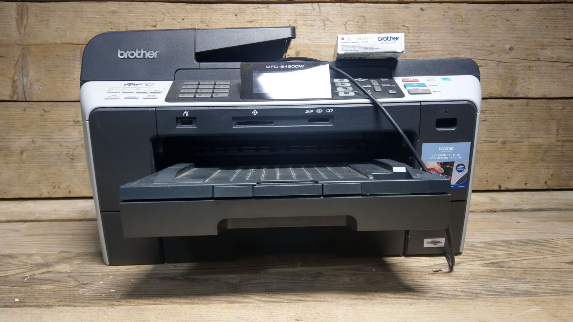 Brother A3 MFC-6490CW all in one printer and 1x new cartridge - Image 3 of 3