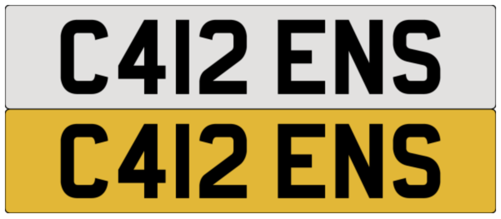 C412 ENS on DVLA retention ready to transfer