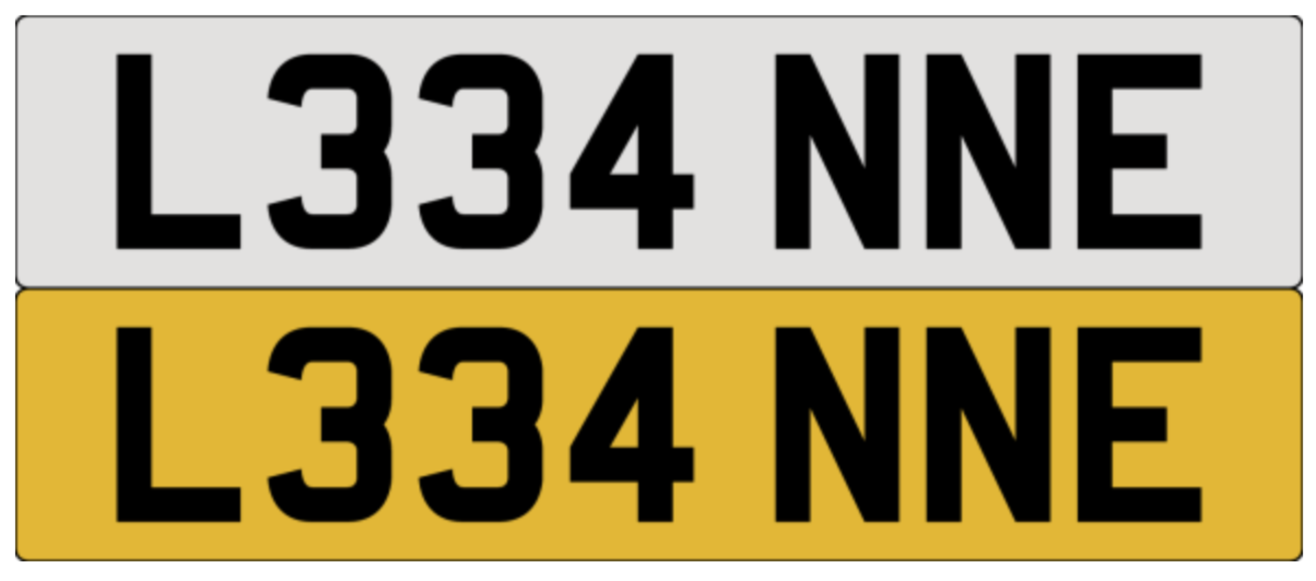 L334 NNE on DVLA retention ready to transfer