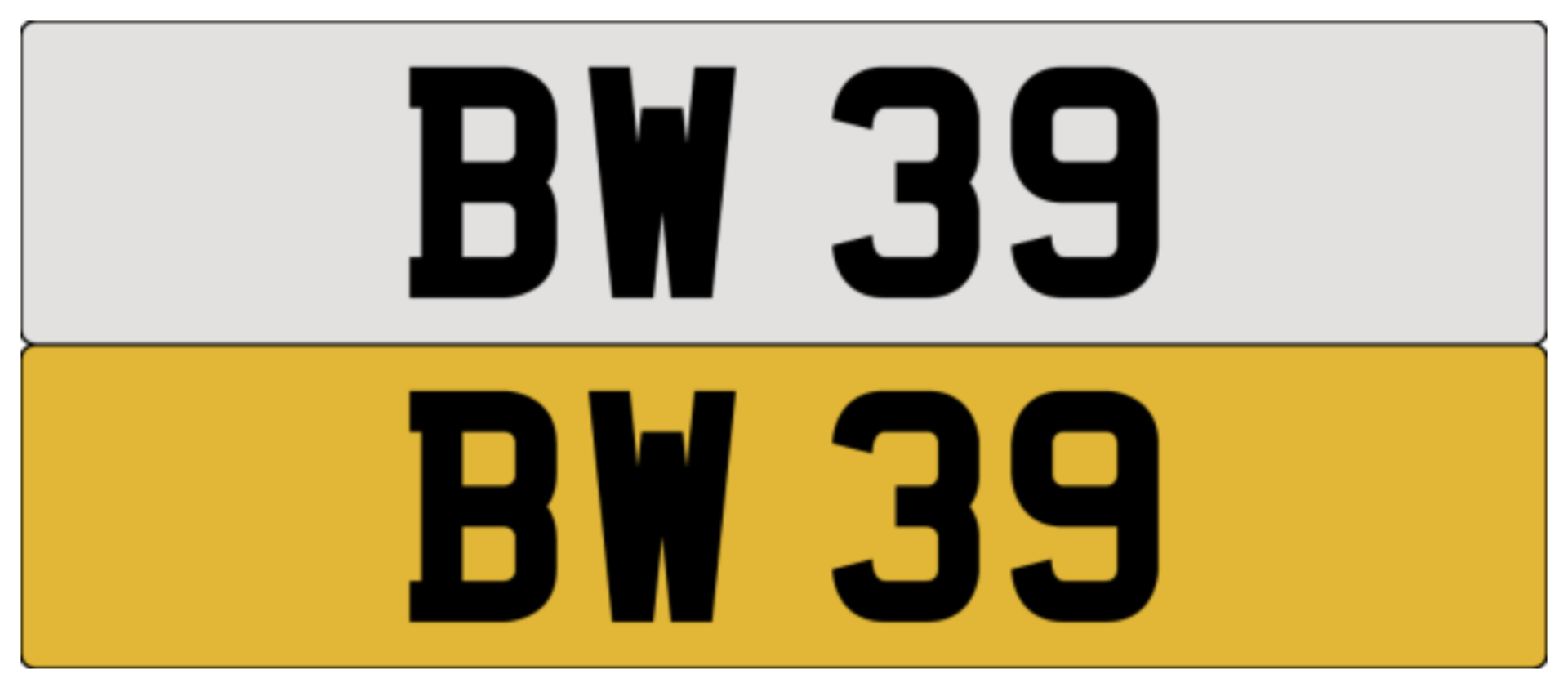 BW 39 on DVLA retention ready to transfer