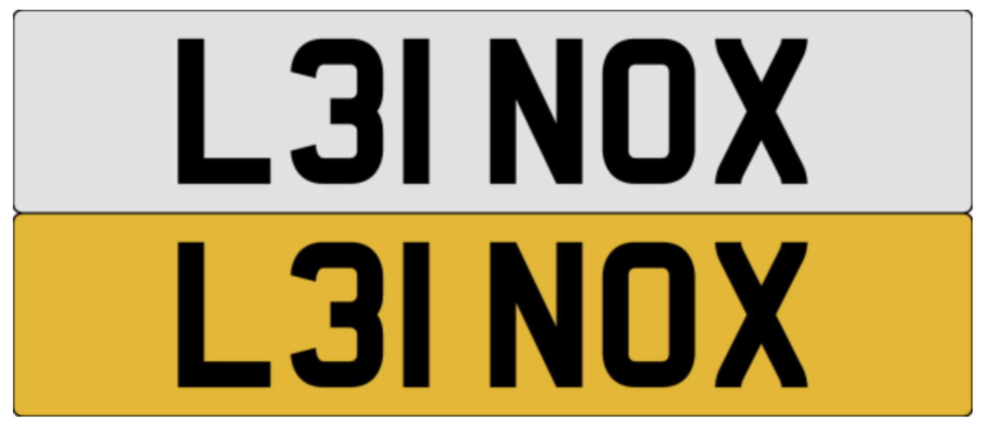 L31 NOX on DVLA retention ready to transfer