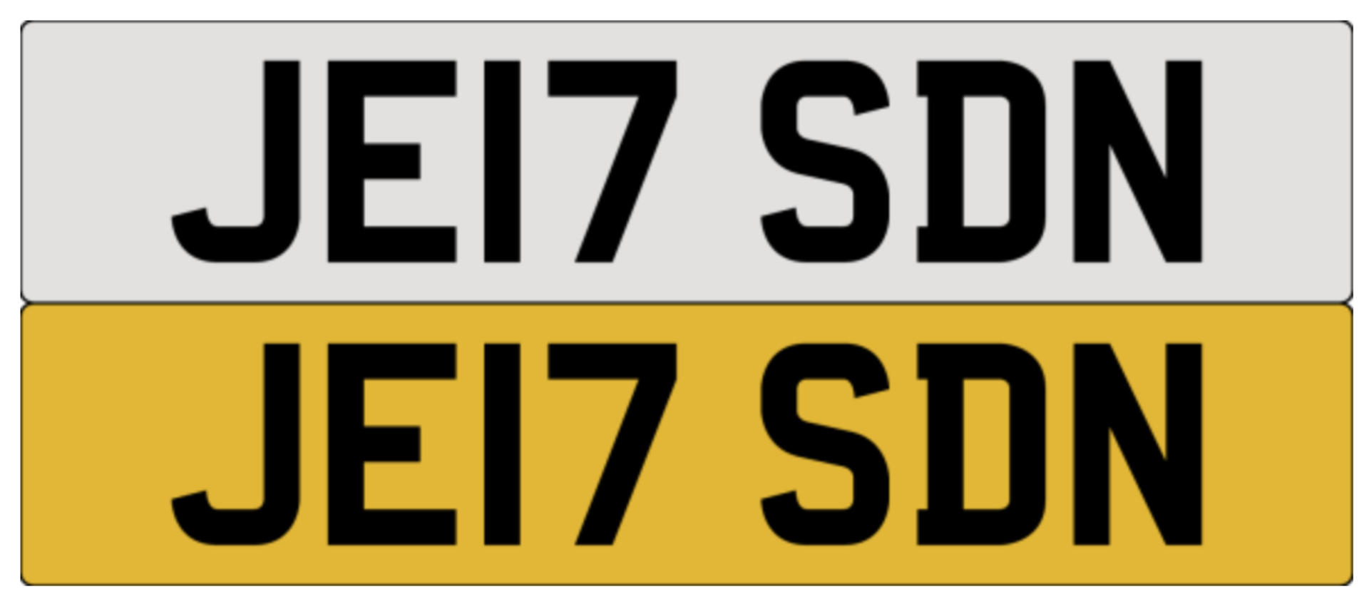 JE17 SDN on DVLA retention ready to transfer