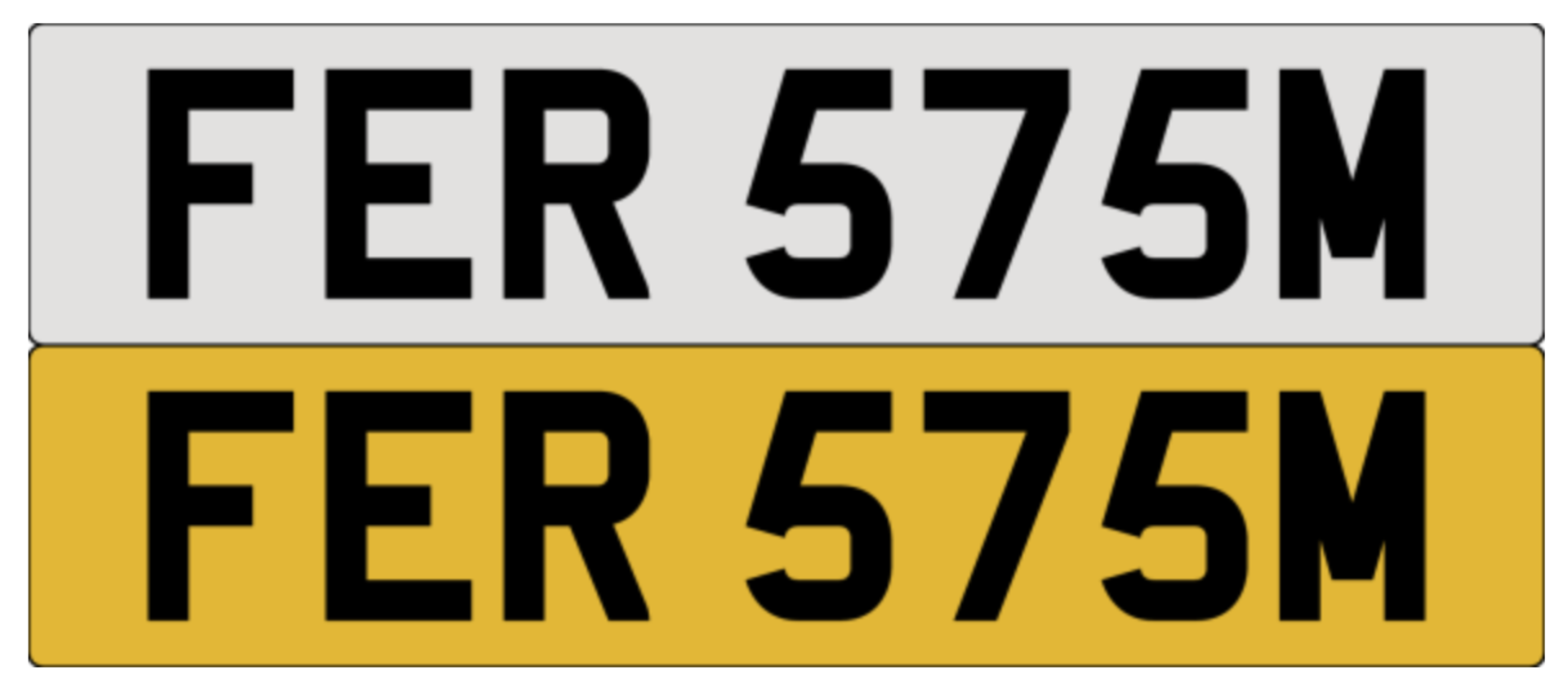 FER 575M on DVLA retention ready to transfer