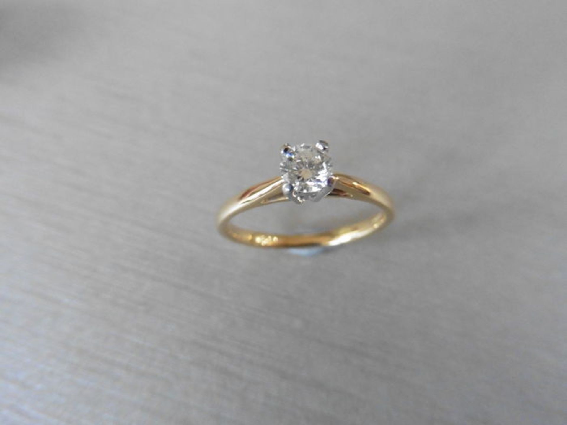 0.30ct diamond solitaire ring. Brilliant cut diamond, I/J colour and si2-3 clarity. White gold