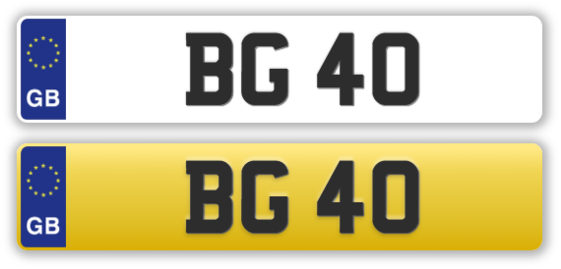 BG 40  on DVLA retention, ready to transfer