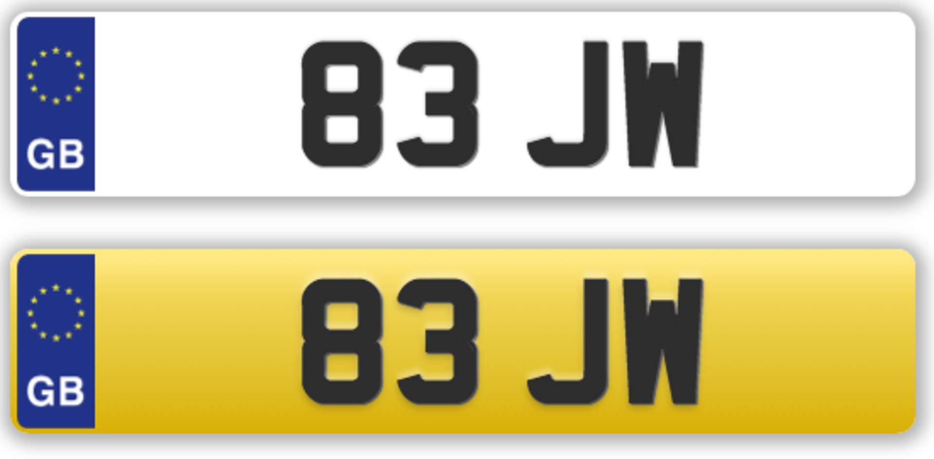 Cherished Plate: 83 JW