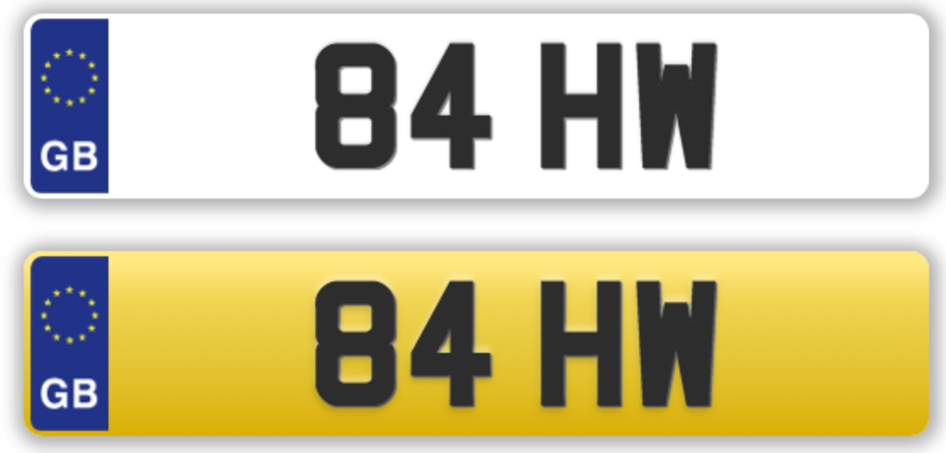 Cherished Plate: 84 HW