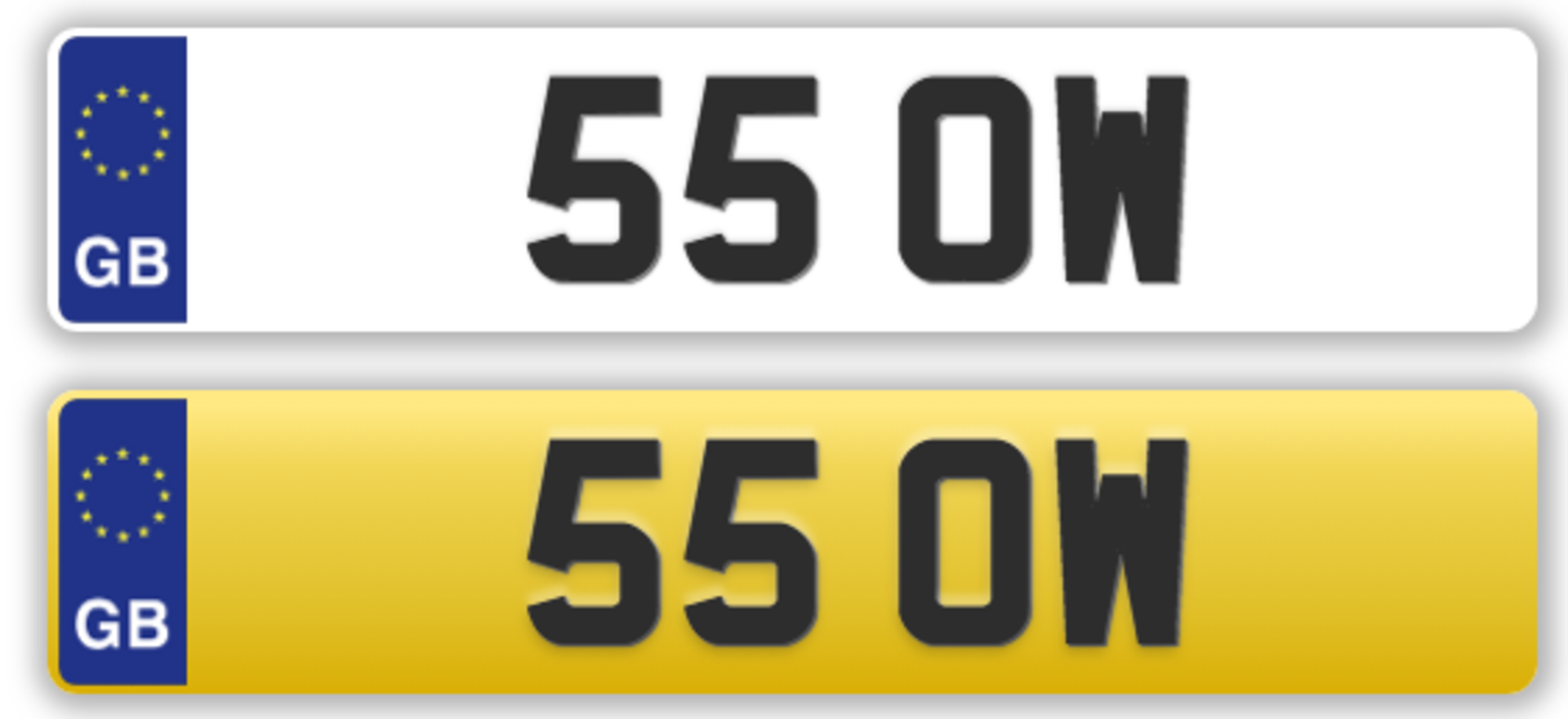 Cherished Plate: 55 OW