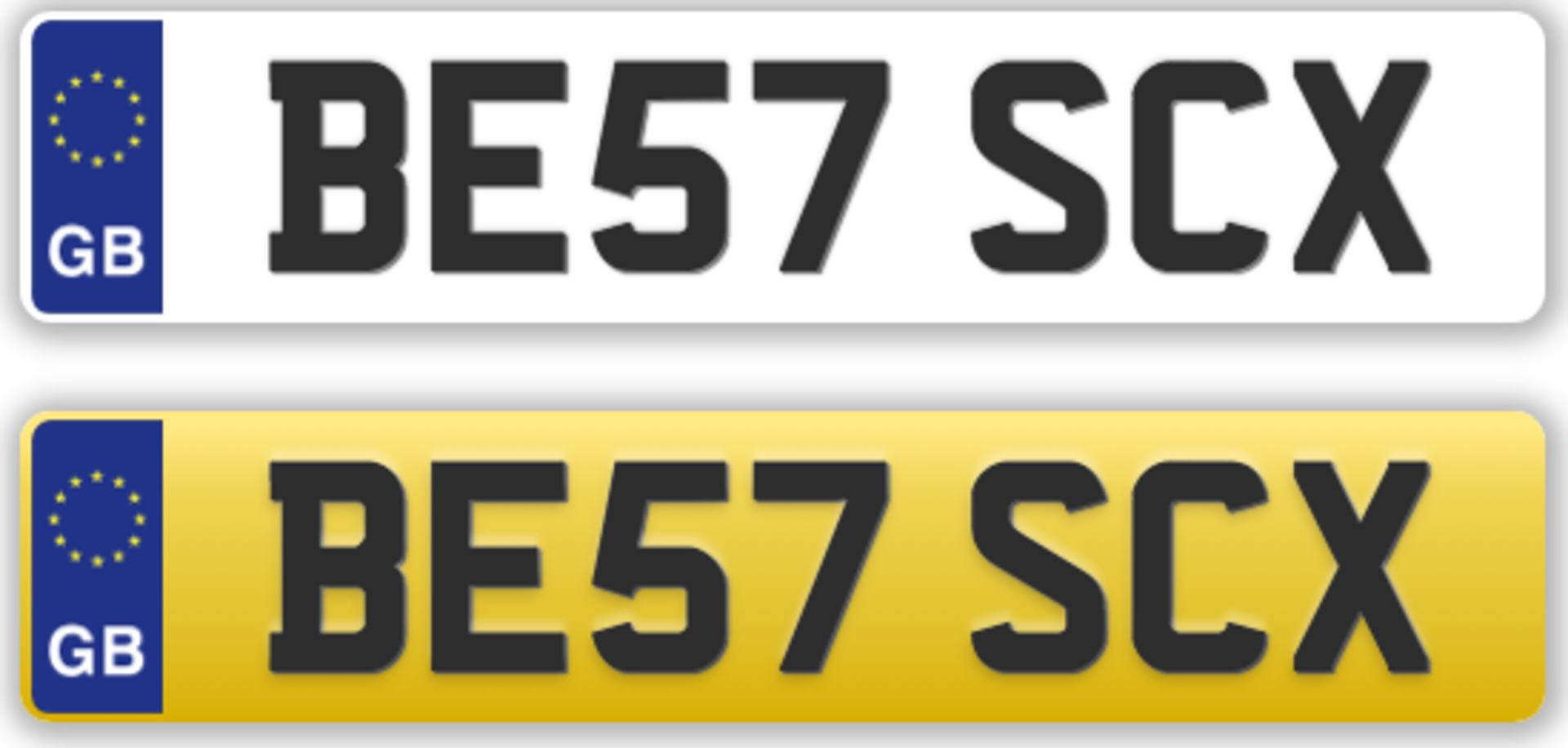 Cherished Plate: BE57 SCX