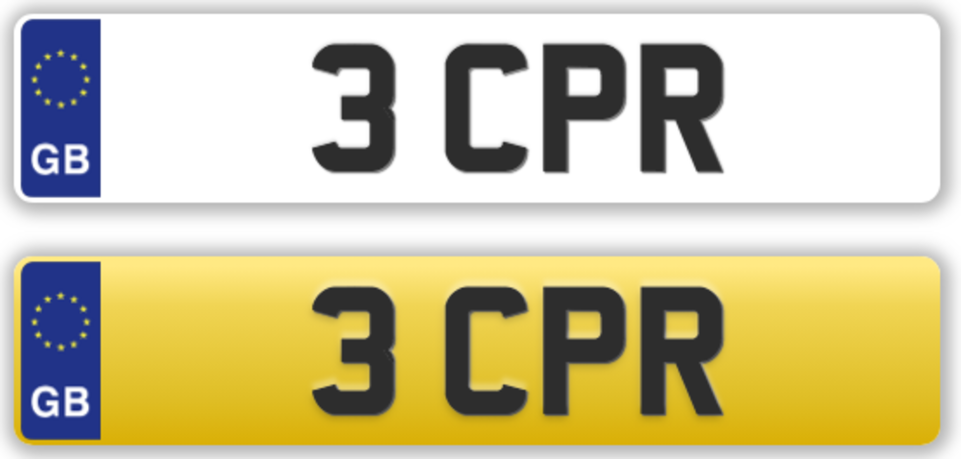 Cherished Plate: 3 CPR