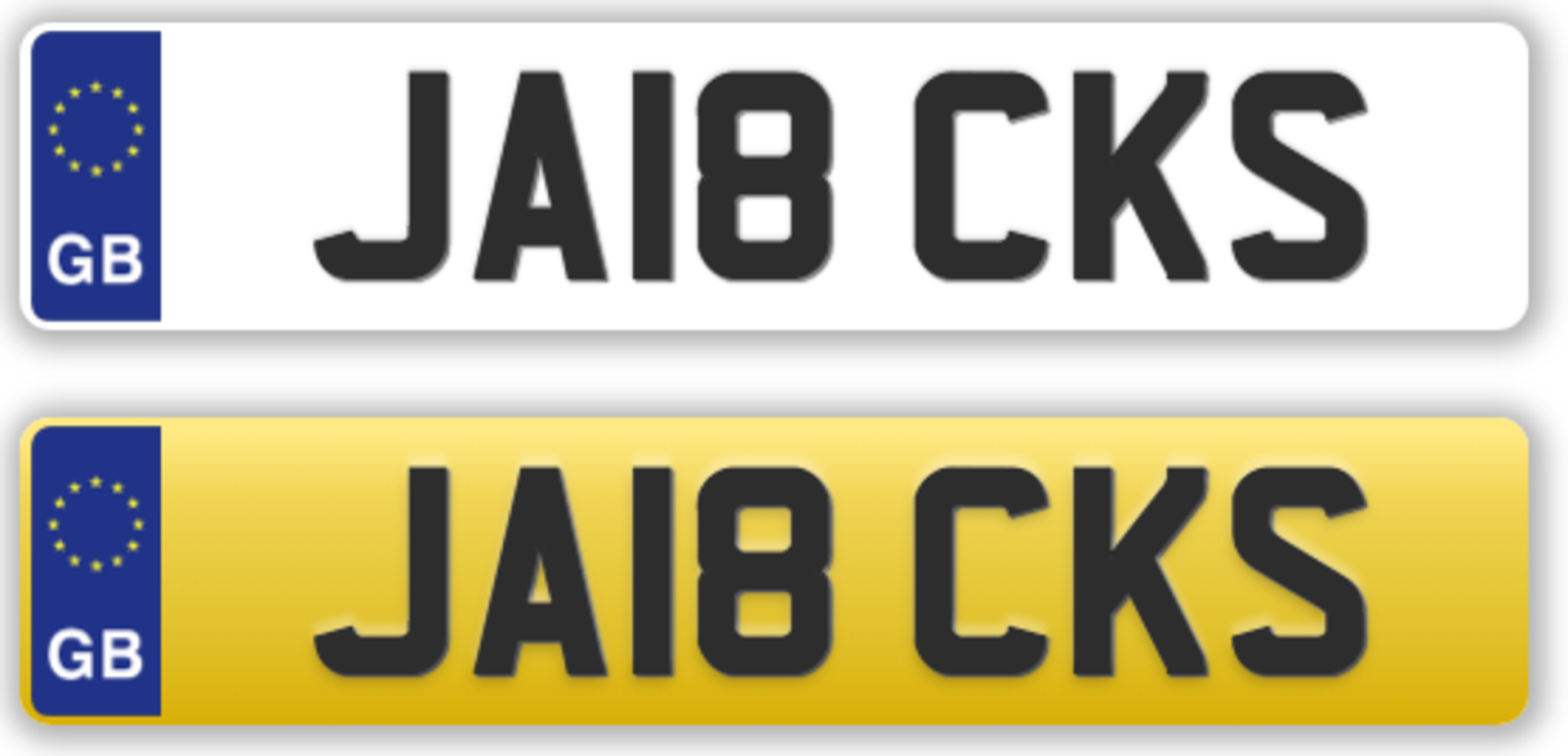 Cherished Plate: JA18 CKS