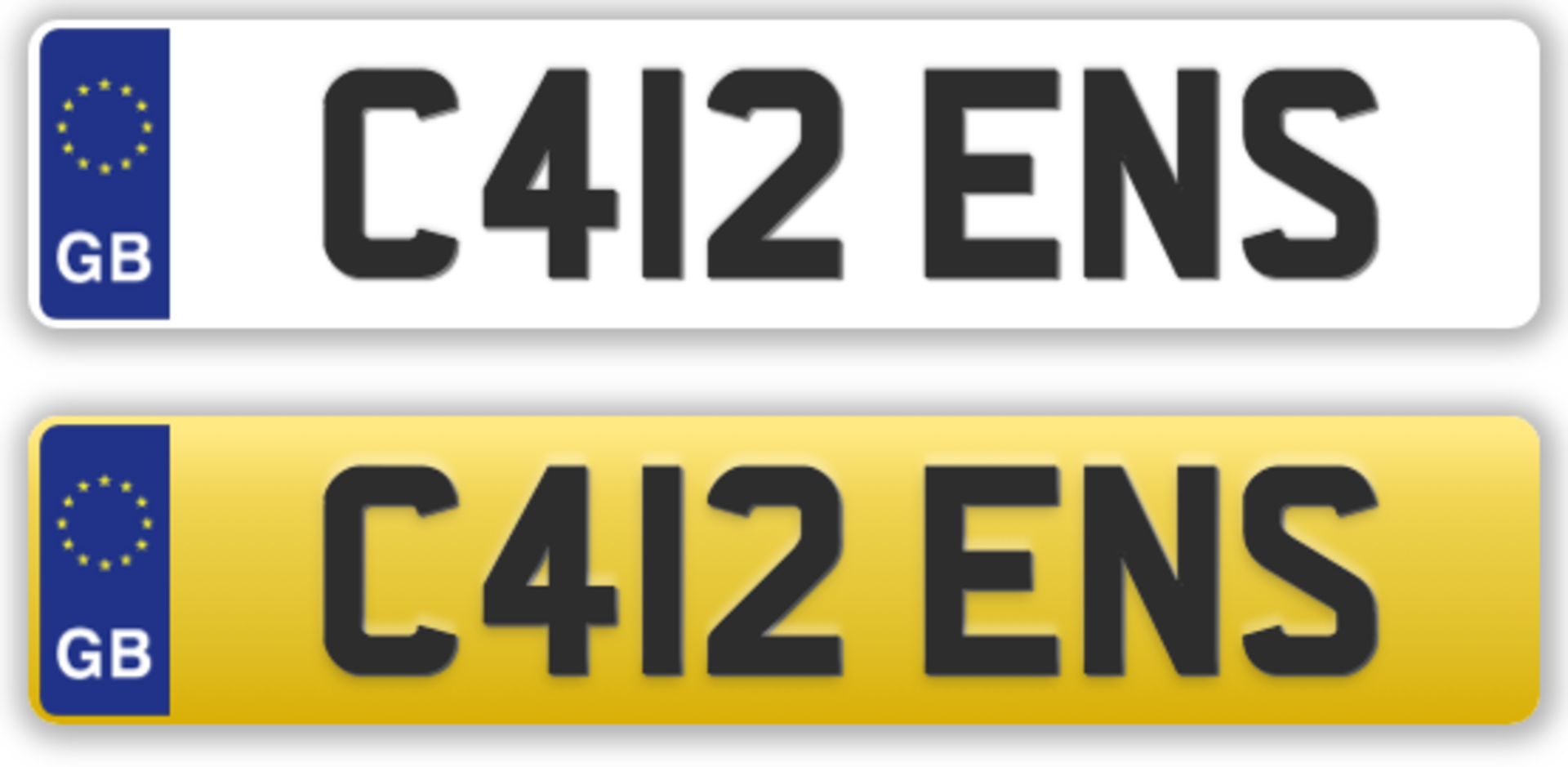 Cherished Plate: C412 ENS