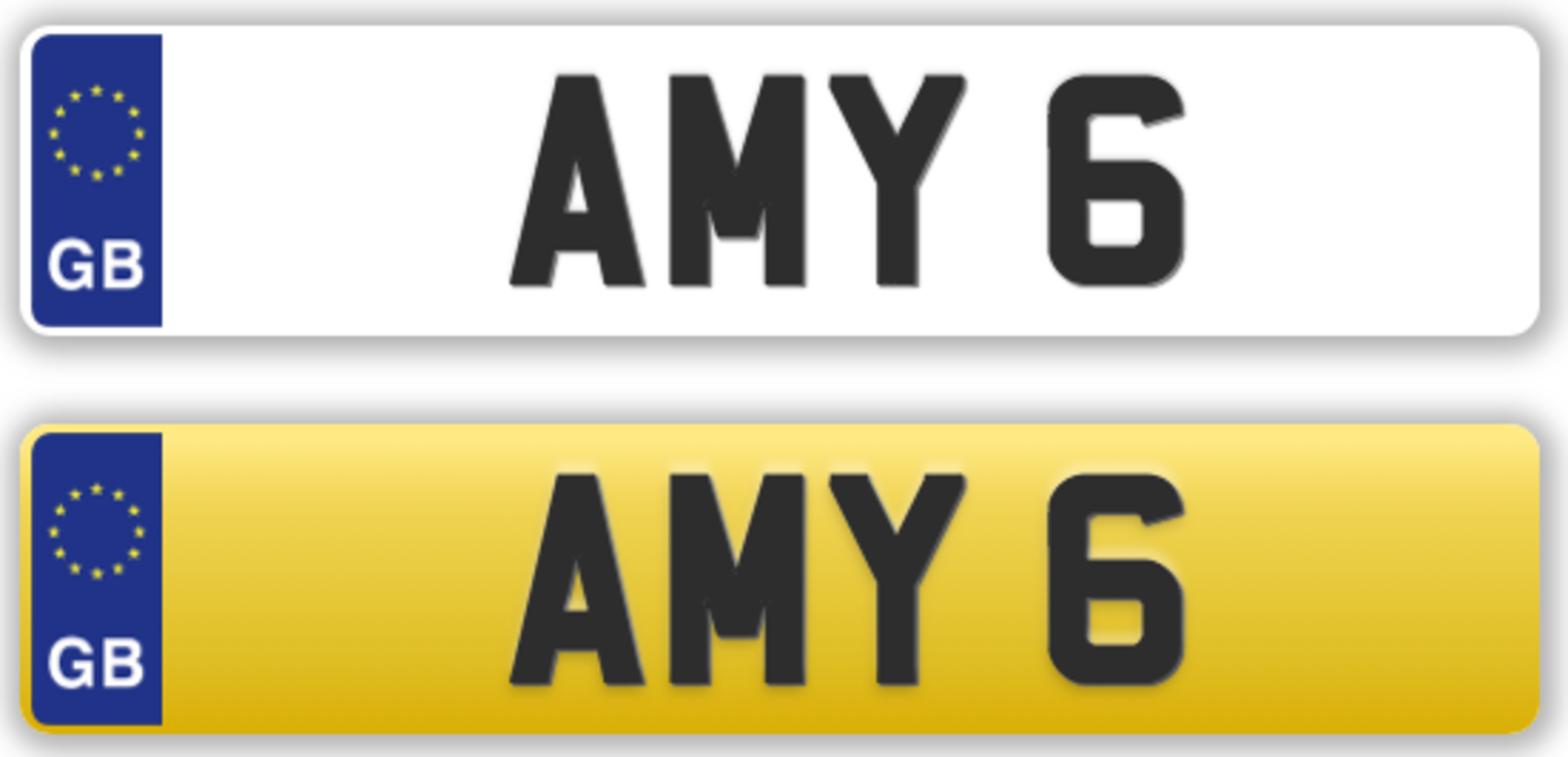 Cherished Plate: AMY 6