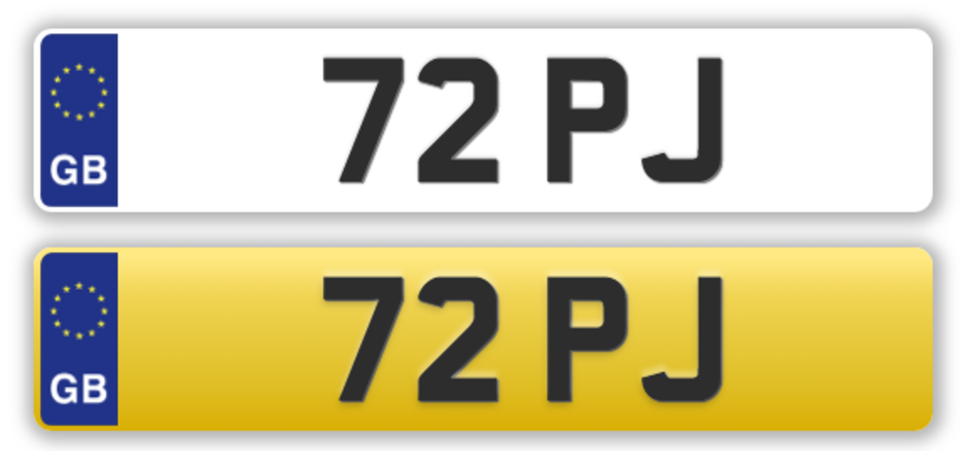 Cherished Plate: 72 PJ