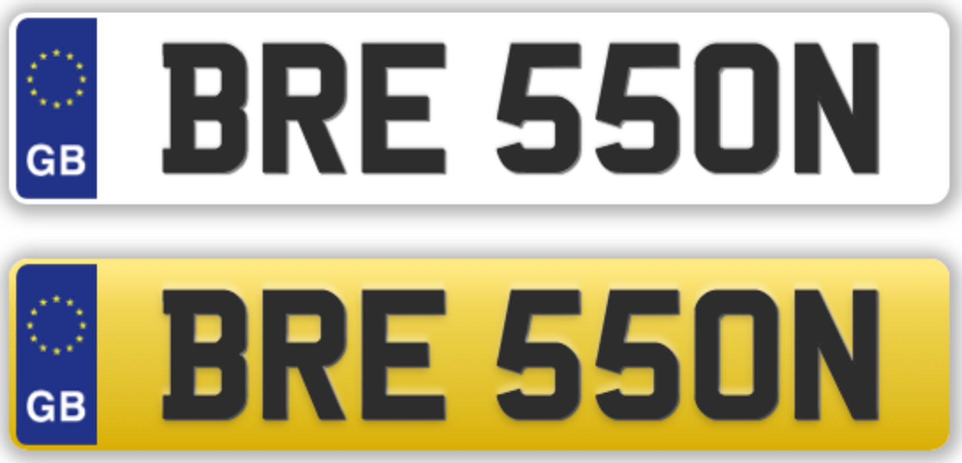 Registration number BRE 550N