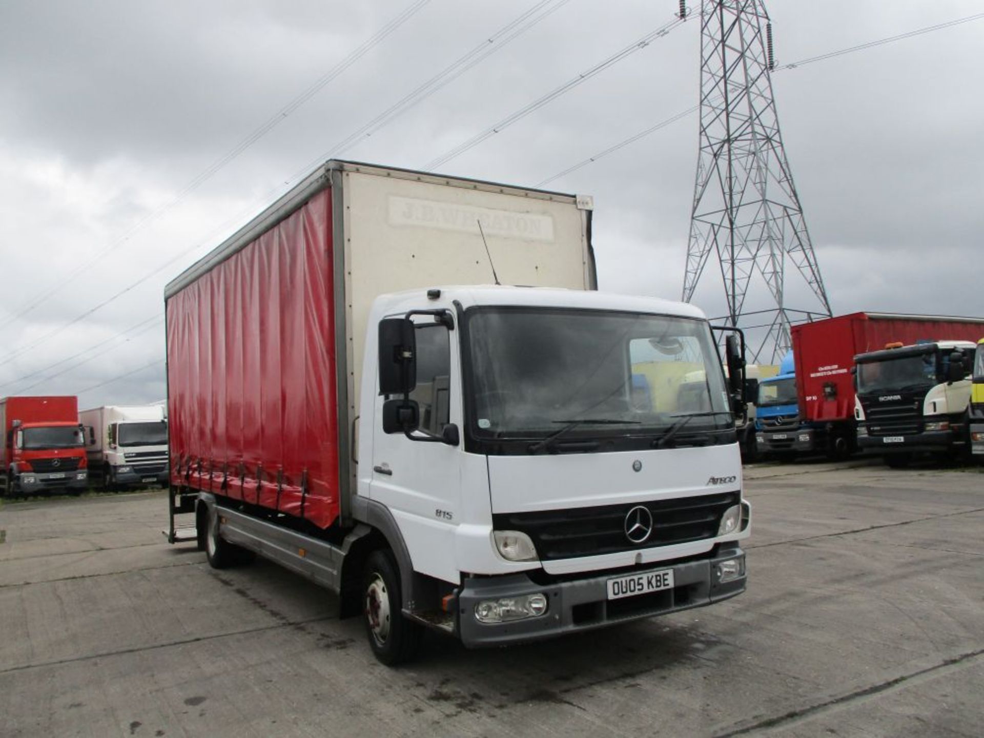 Mercedes 815 Atego, 20ft Curtainsider