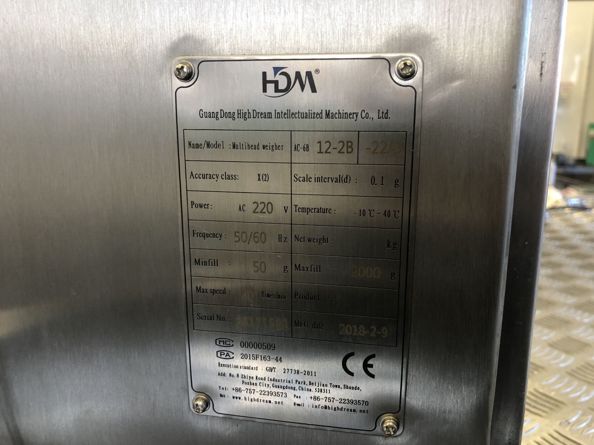 HDM Sticky Product Weigher - Image 4 of 5