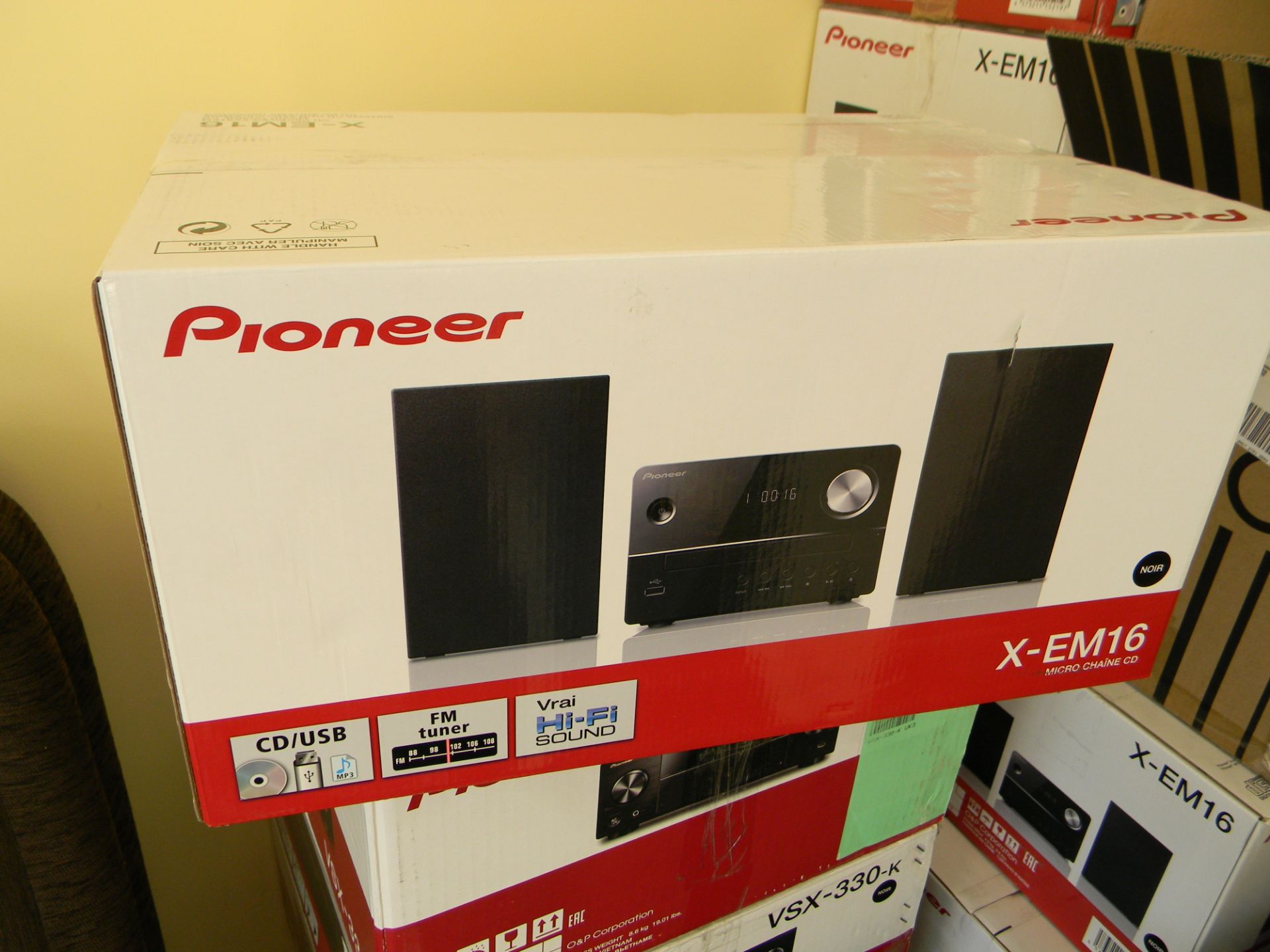 3 x Pioneer X-EM 16 Compact Radio CD with USB System - Image 3 of 3