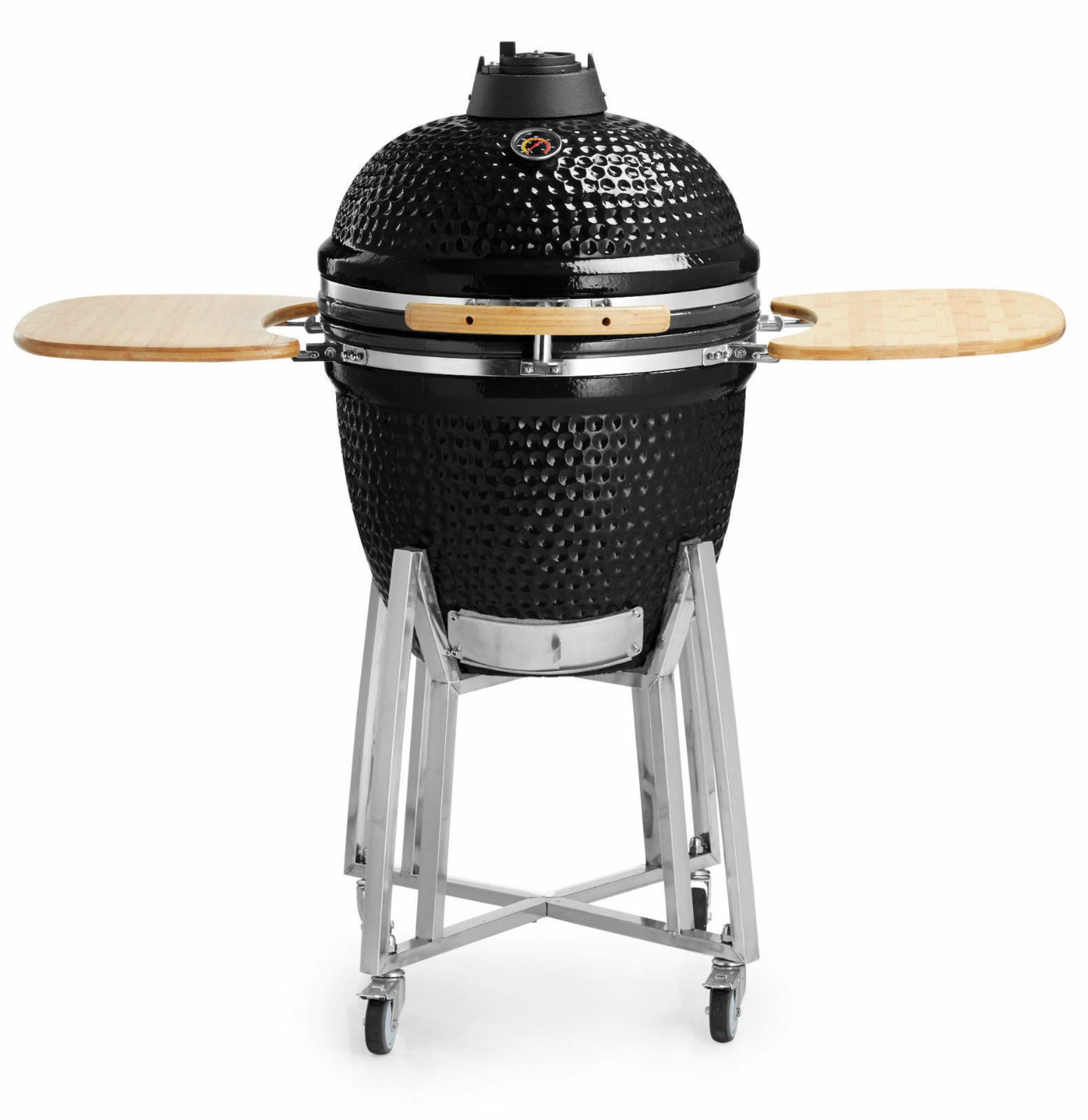Summer is here! Brand new, 21" Ceramic Kamado BBQ Grill Smoker & Cooking Oven Charcoal Kettle Egg - Image 3 of 5