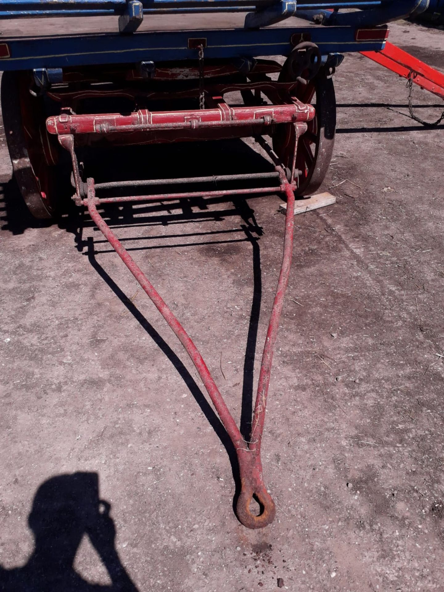 Vintage Horse Drawn Wooden Hay Cart - Image 6 of 12