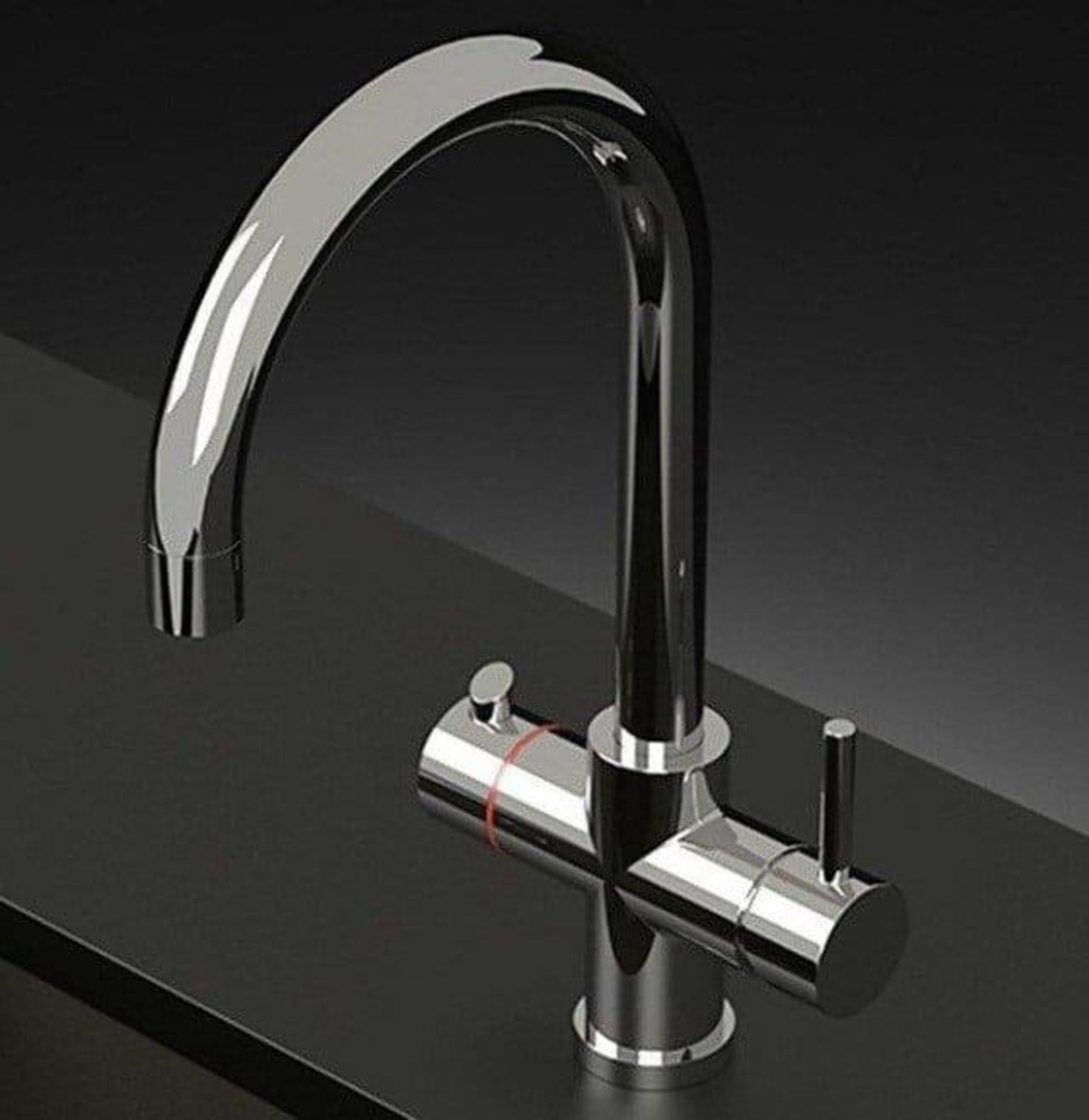 Astra cast Curve boiling hotwater, kitchen sinkmixer, tap