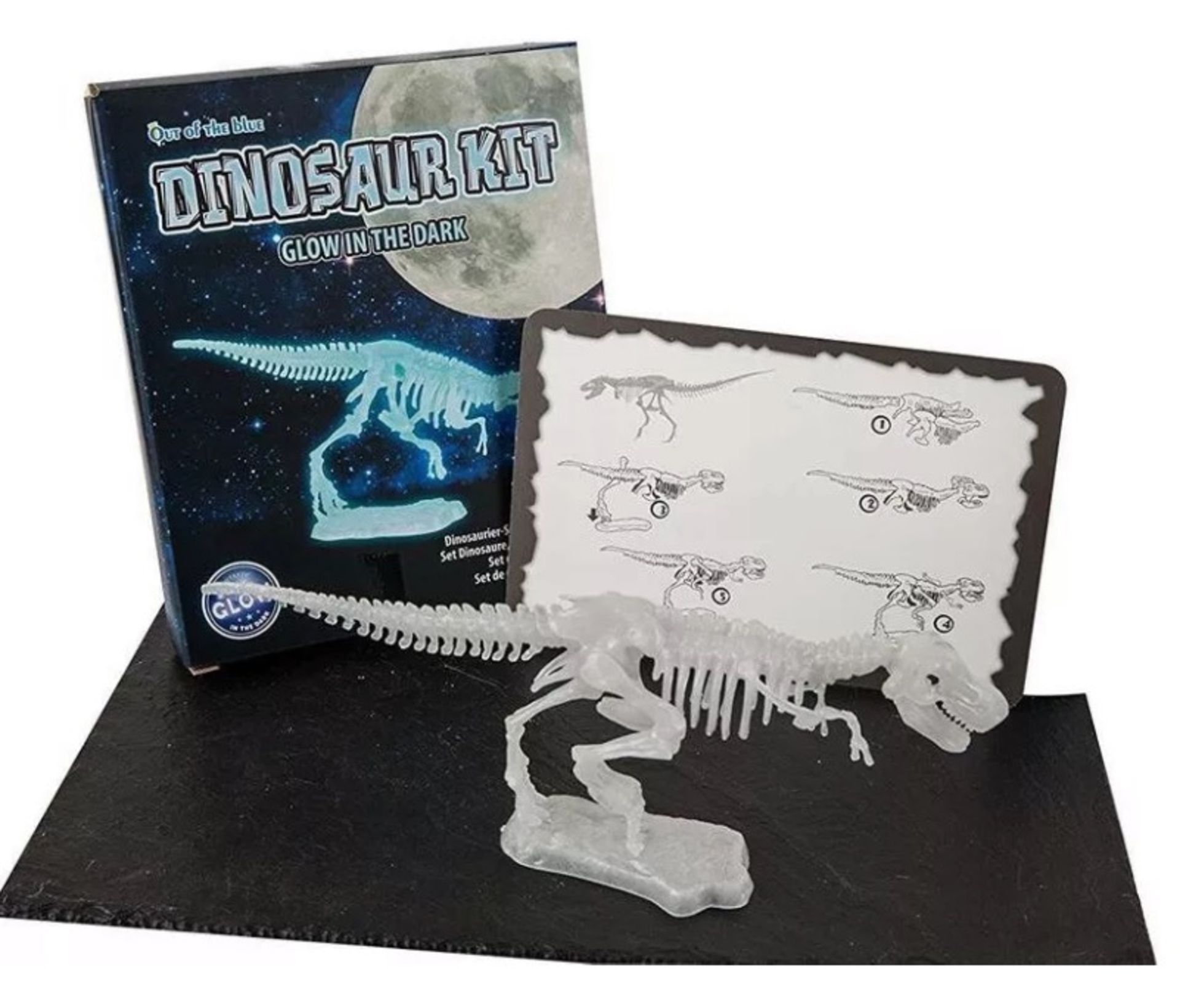 35 Glow In The Dark Dinosaur Kits