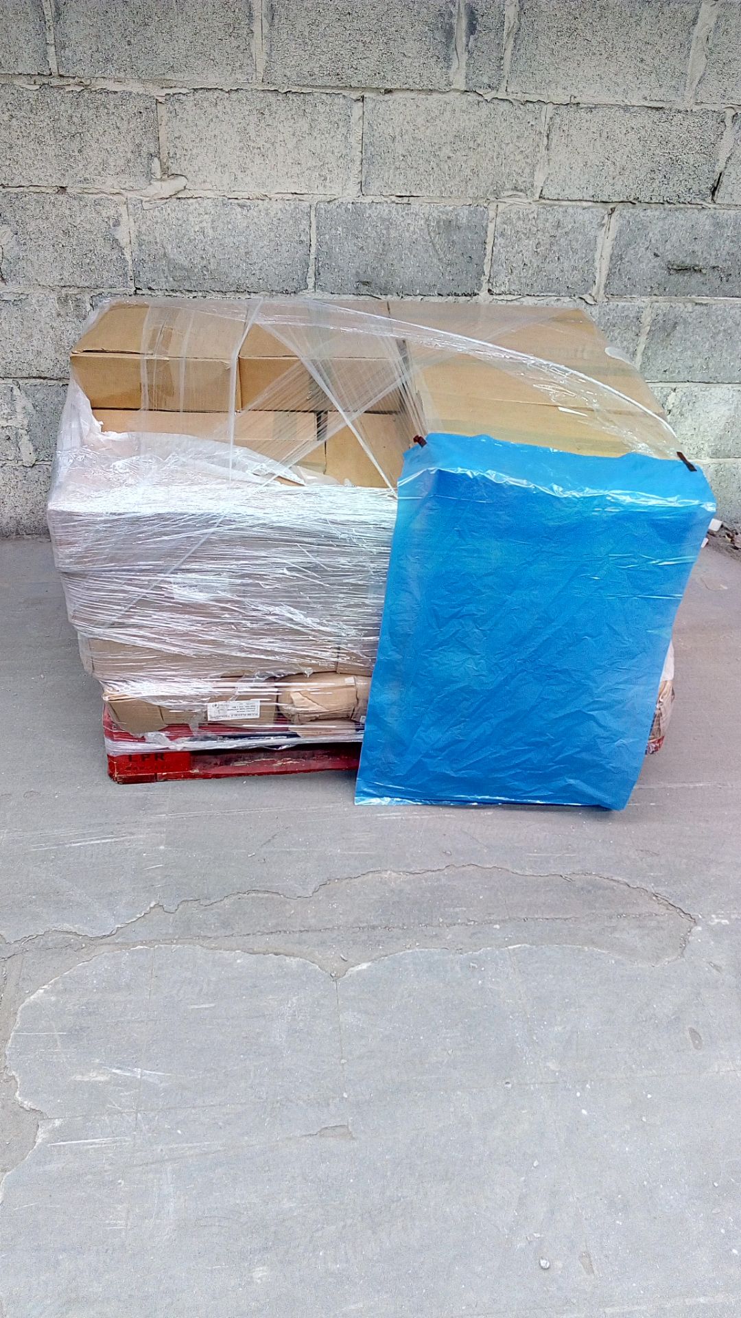 A Pallet of Polythene Bin Bags