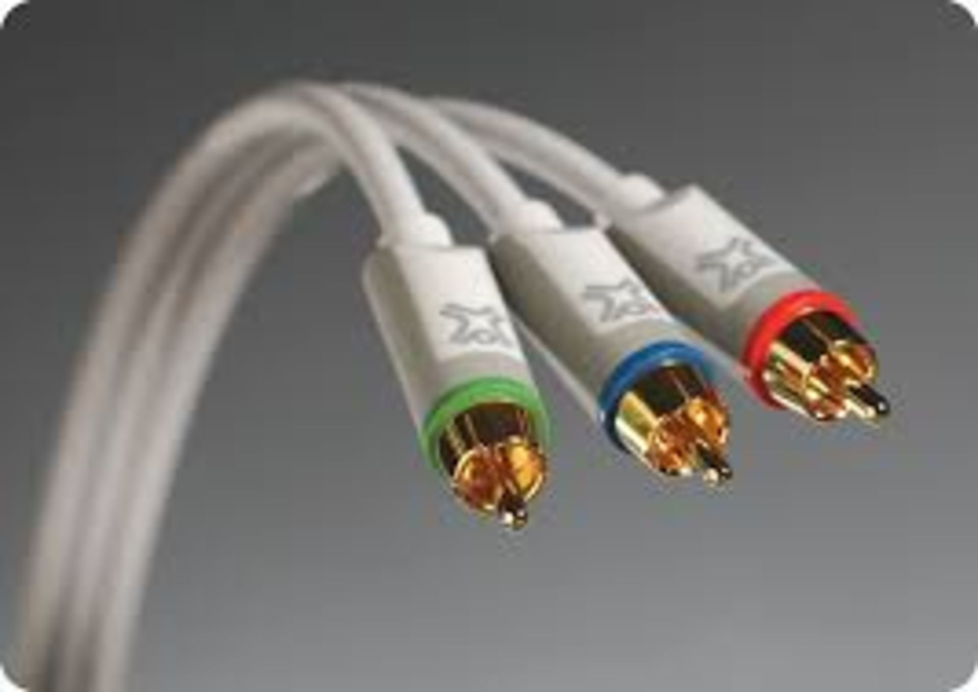 50 x XtremeHD Component Video Cable (4m) EU RCA Male Gold plated - Image 2 of 5