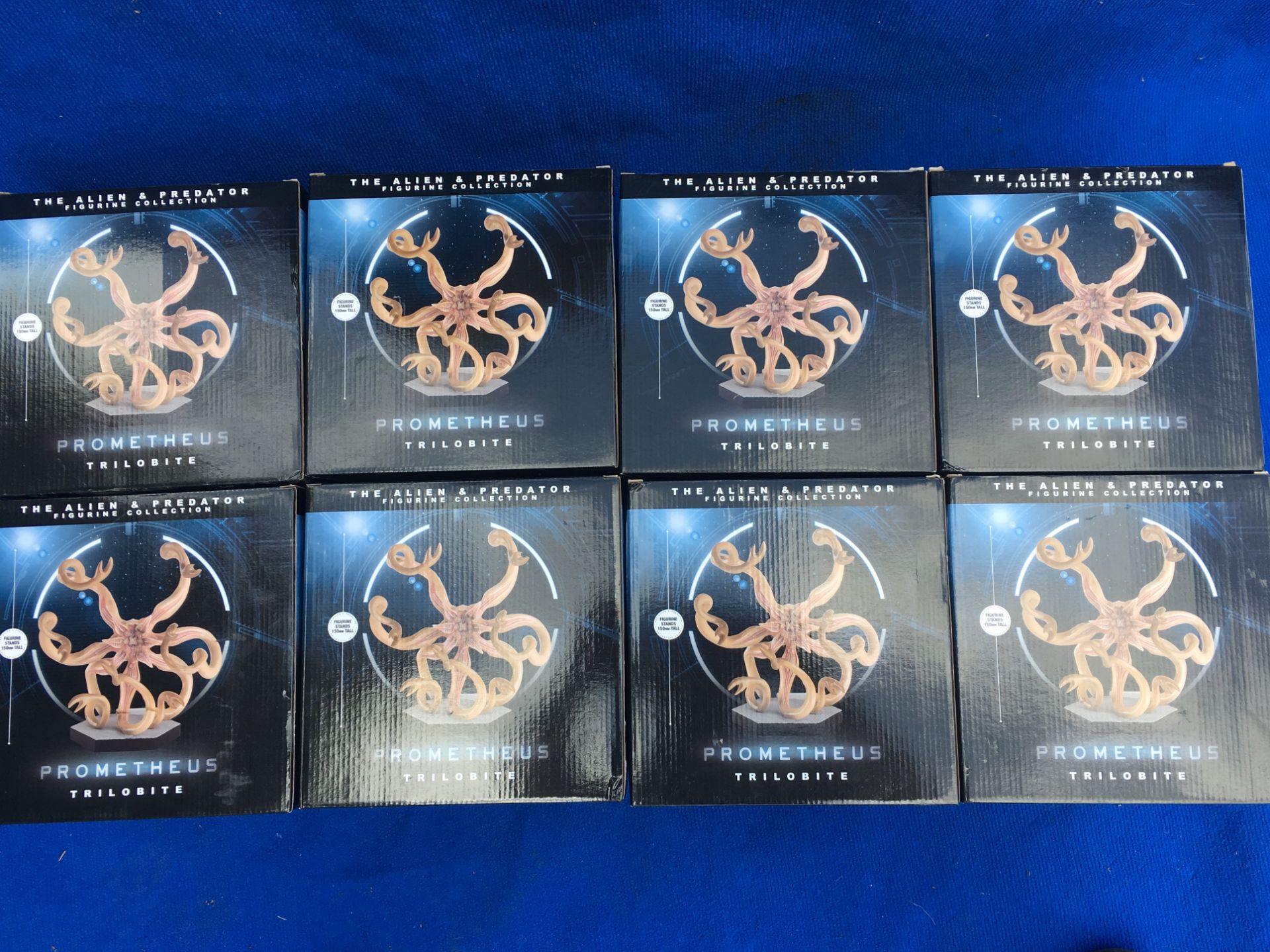 8 x Alien Prometheus Trilobite Collectible Figures New Sealed Stock