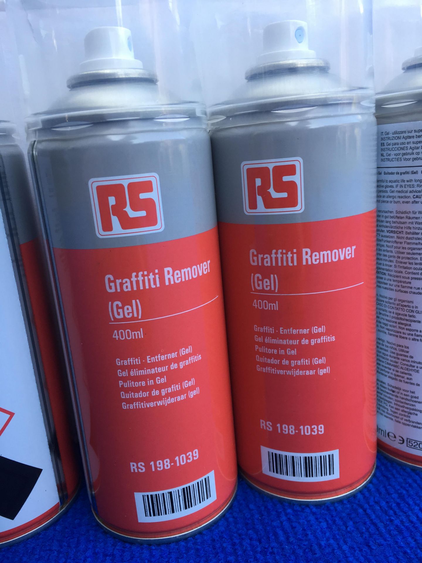 Job lot of 12x RS Pro Paint Graffiti Remover Gel 400ml - New Sealed Stock - Image 2 of 2