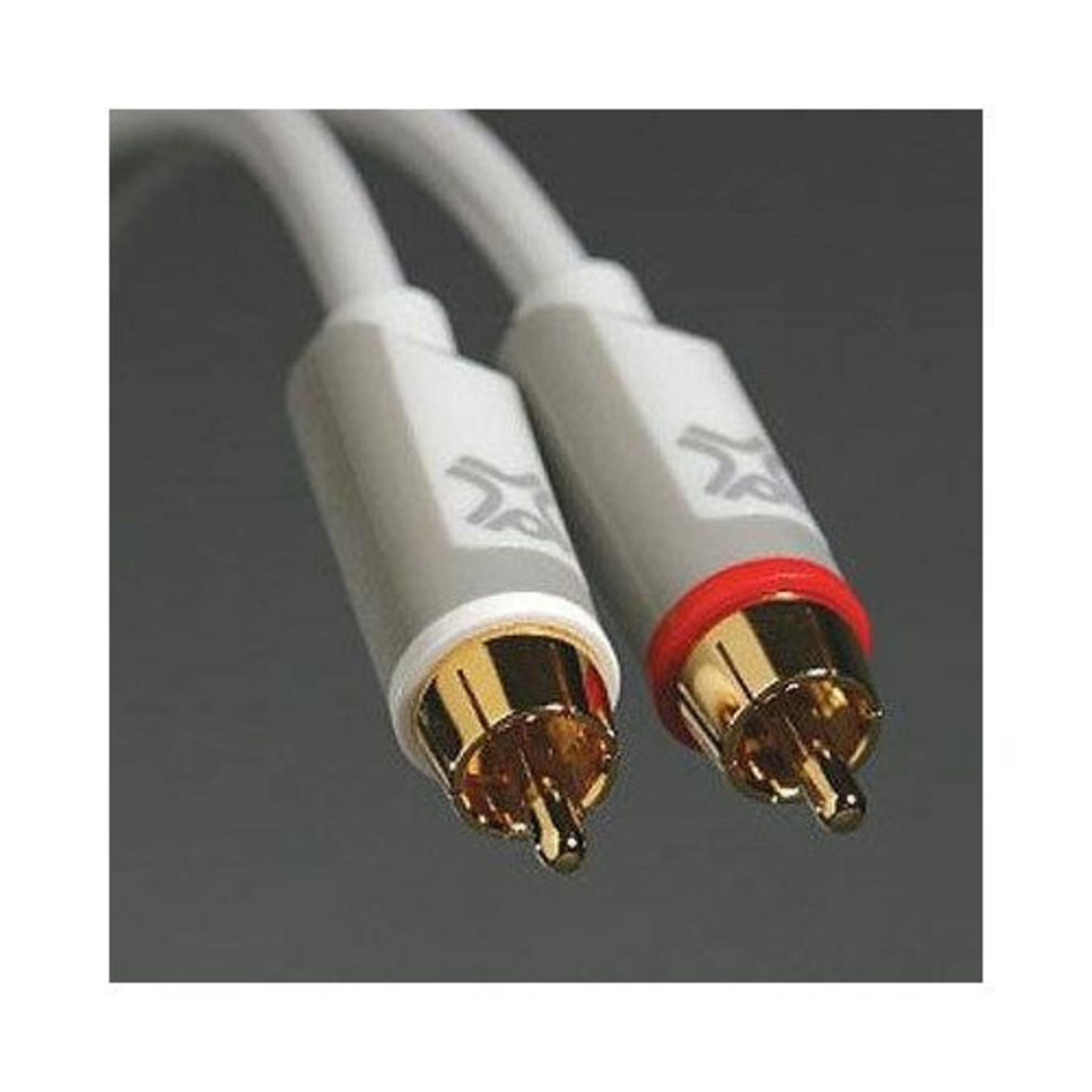 50 x XtremeHD 2M Analog Audio Twin RCA Gold Plated Cable EU
