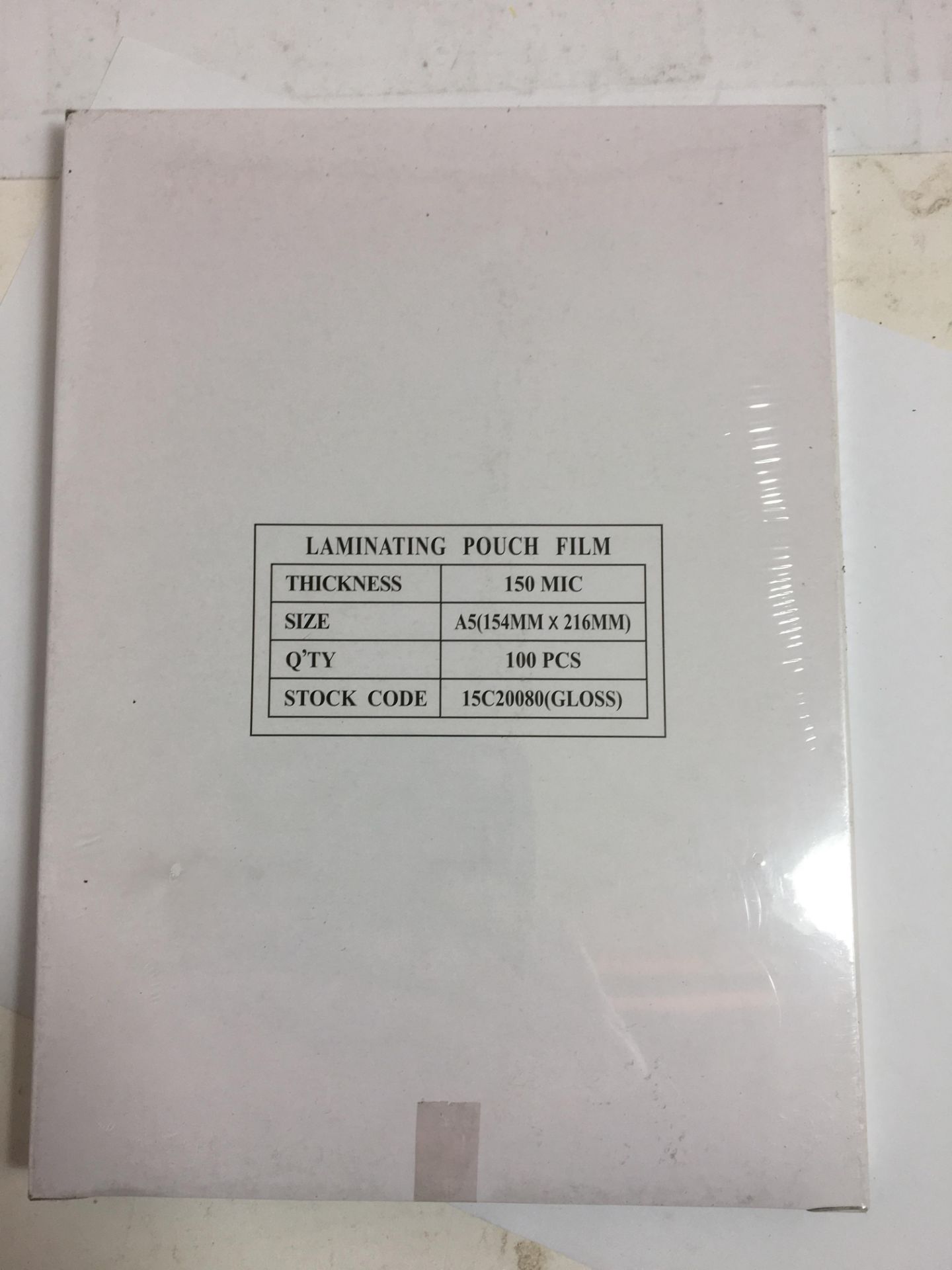 5 x 100 Laminating Pouch Film