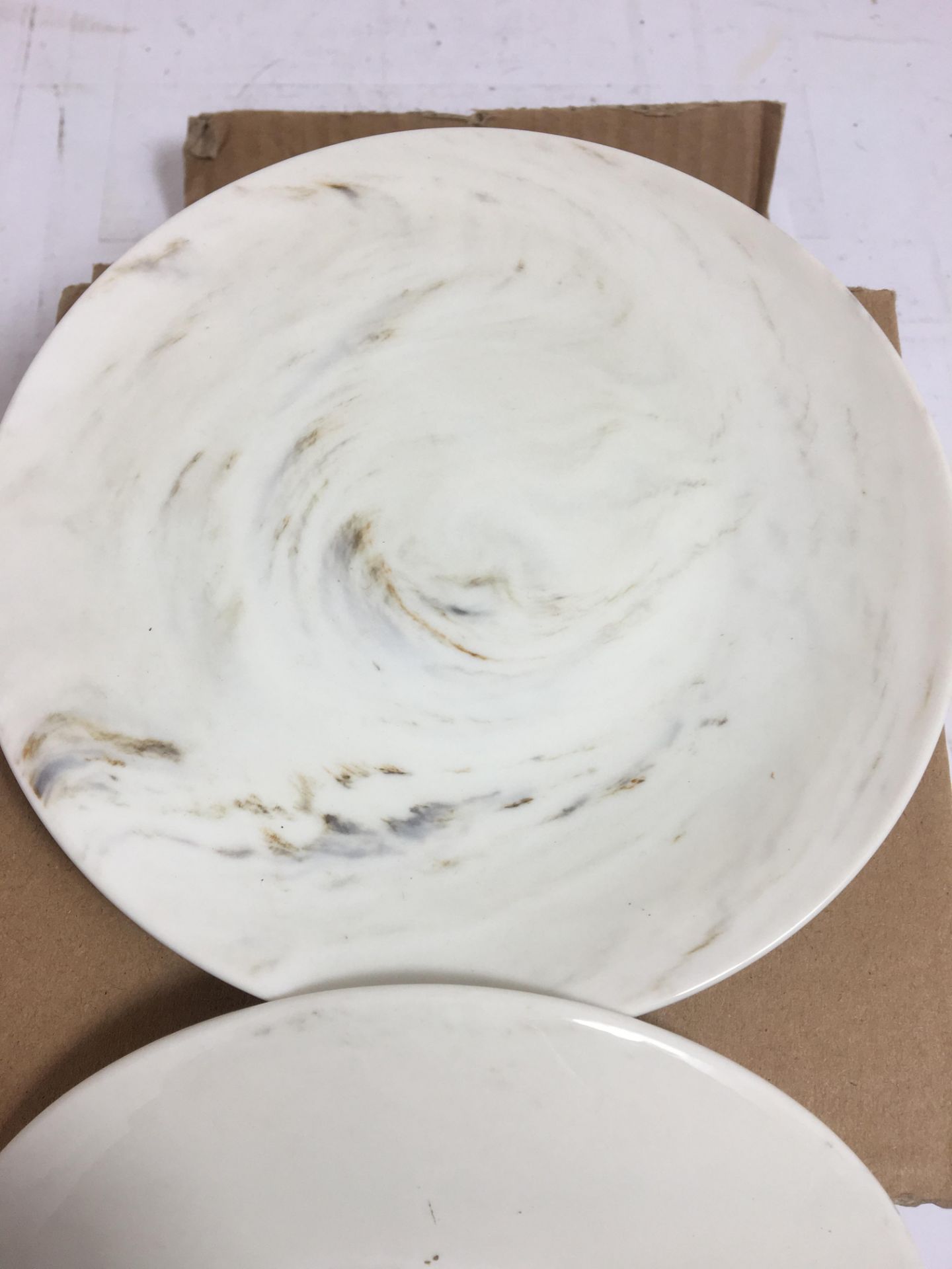 6 x Luzerne Handcrafted Marble Plates