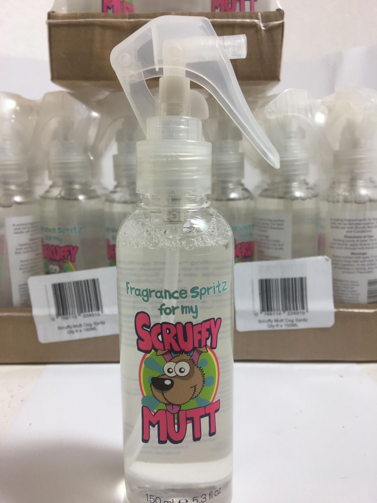 18 x 150ml bottles Scruffy Mutt Fragrance for dogs