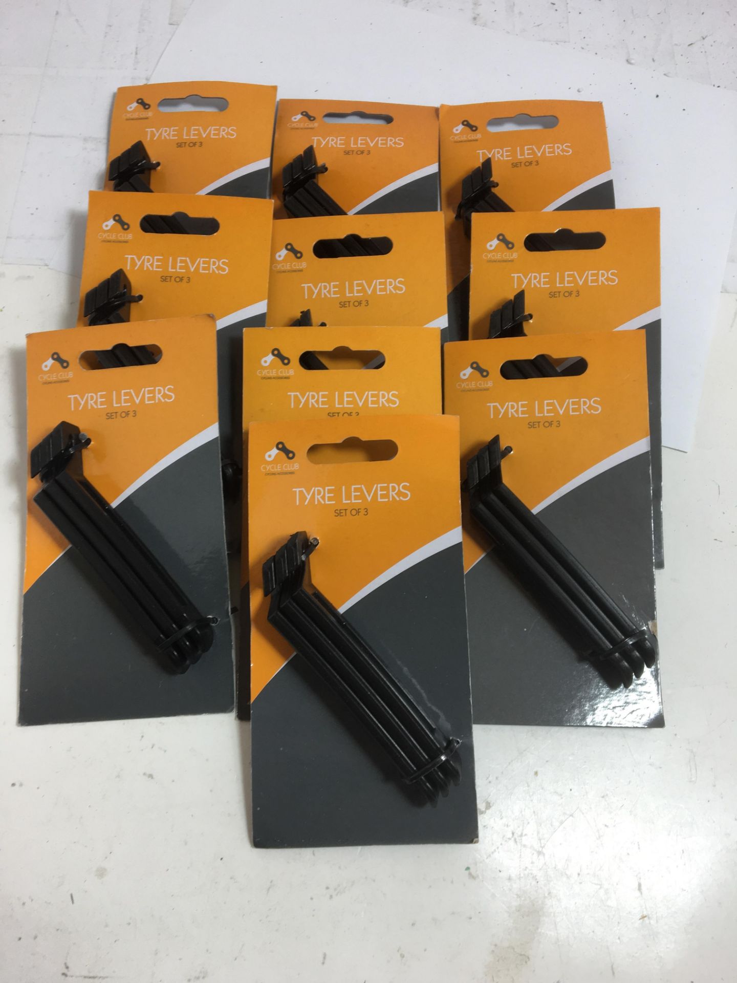 10 x Cycle Club Tyre Levers Set of 3s