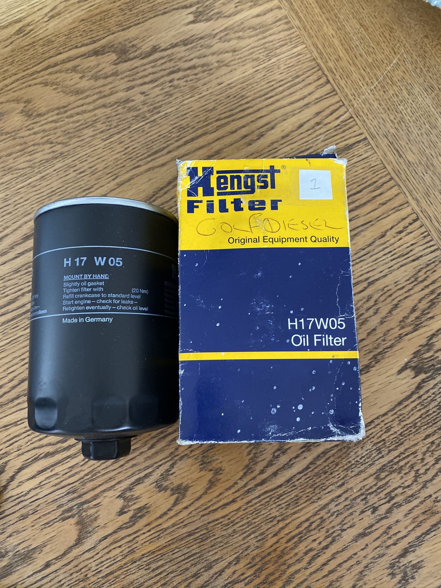 Hengst Filter H17W05