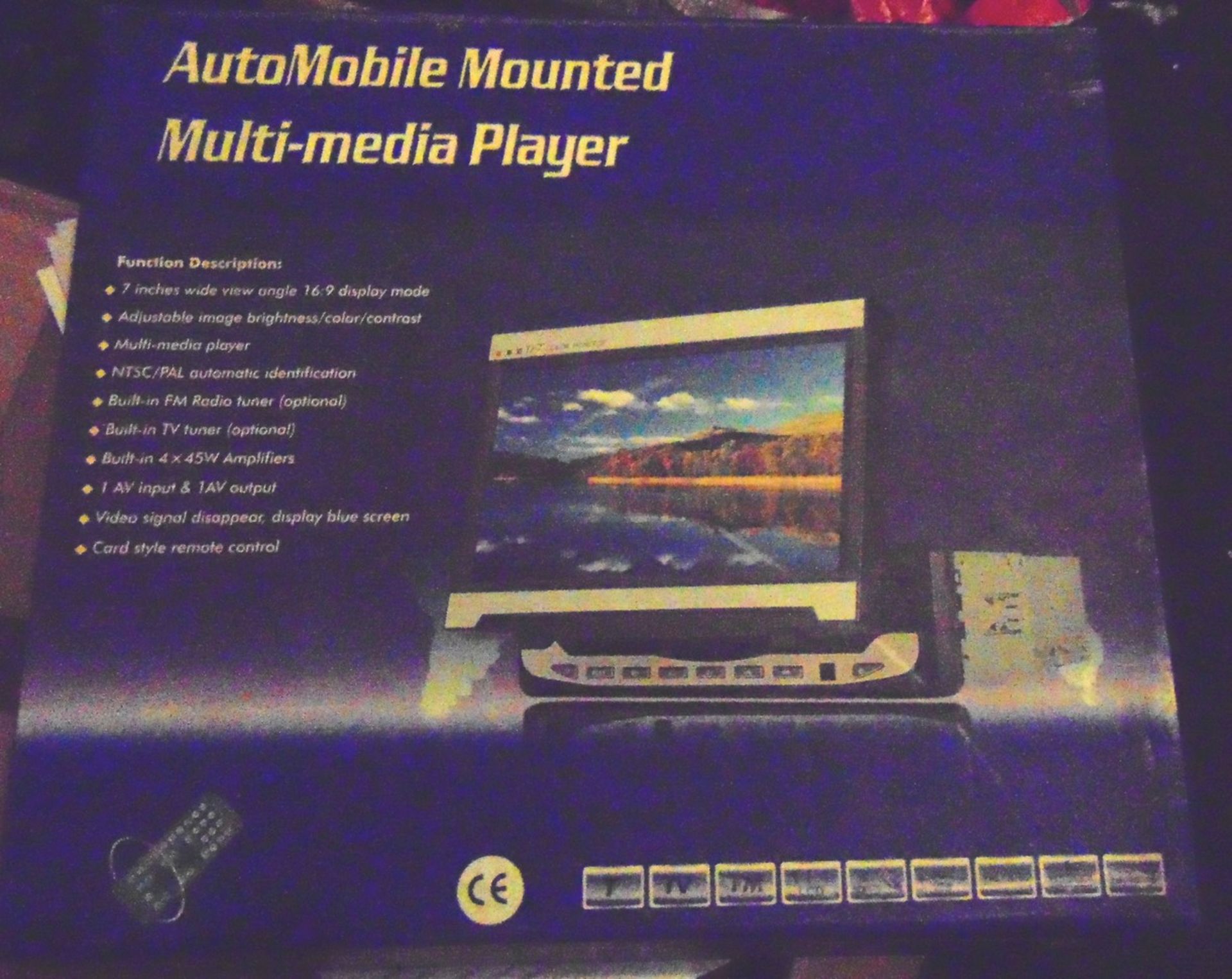 Automobile mounted multi media player - Image 2 of 2