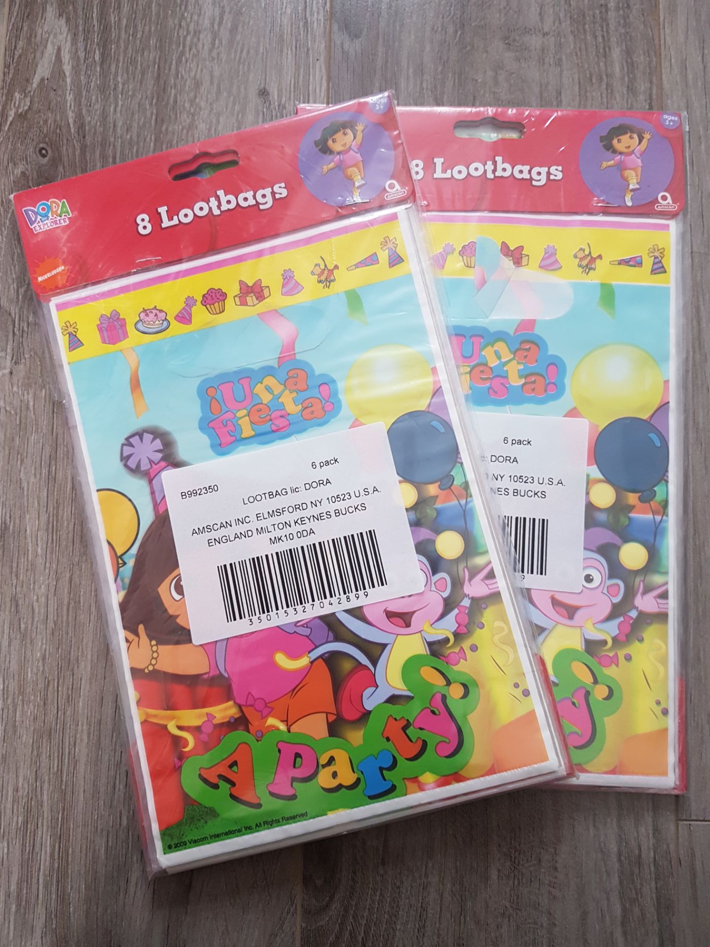 96 Brand New Dora Loot bags/Party bags.