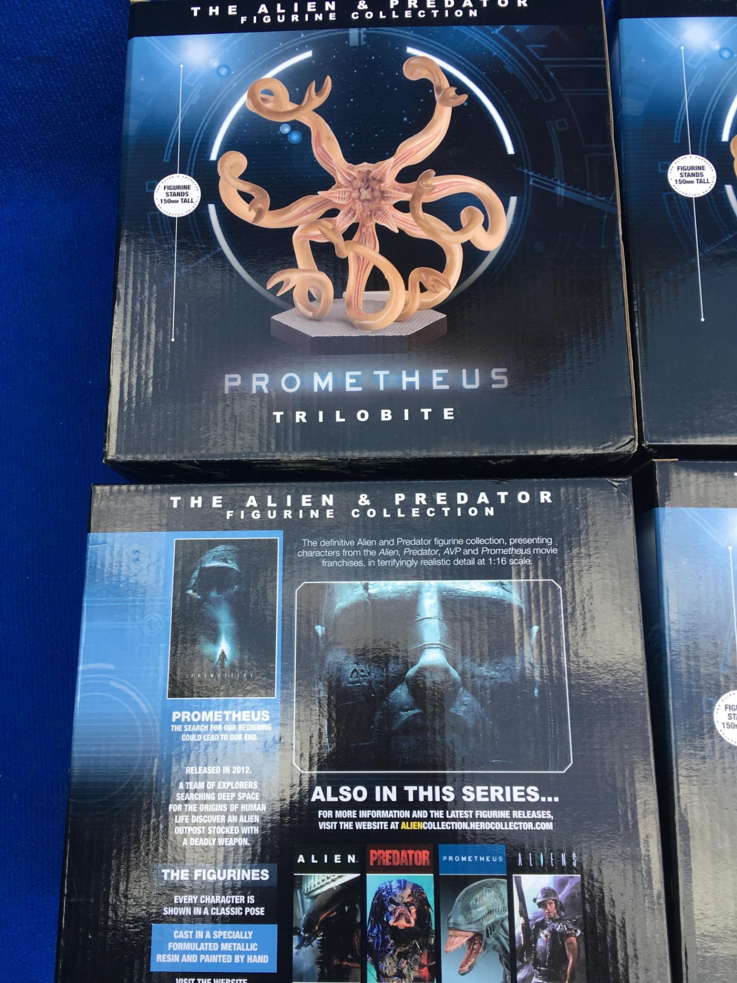 8 x Eaglemoss Alien Prometheus Trilobite Collectible Figures New Sealed Genuine Stock RRP £680 - Image 3 of 3