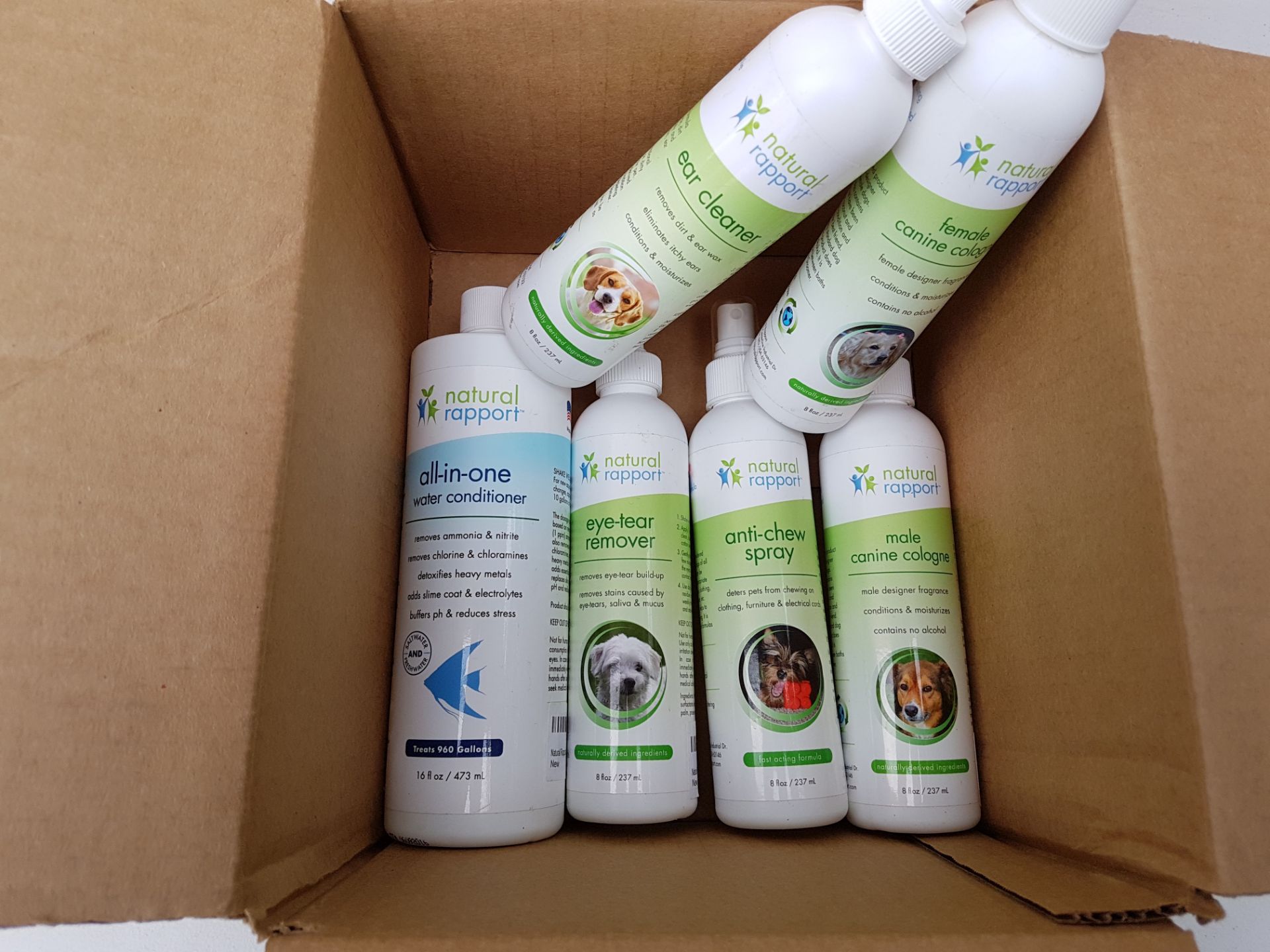 6 x Brand New Natural Rapport Dog items RRP £100
