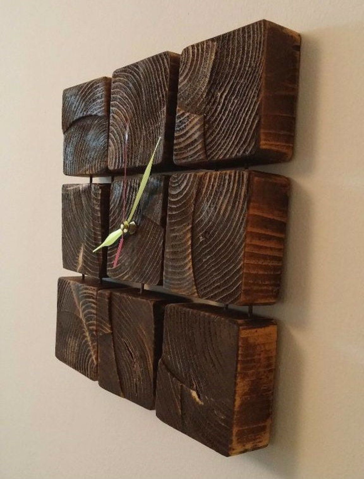 Rustic Chunky Wooden Clocks