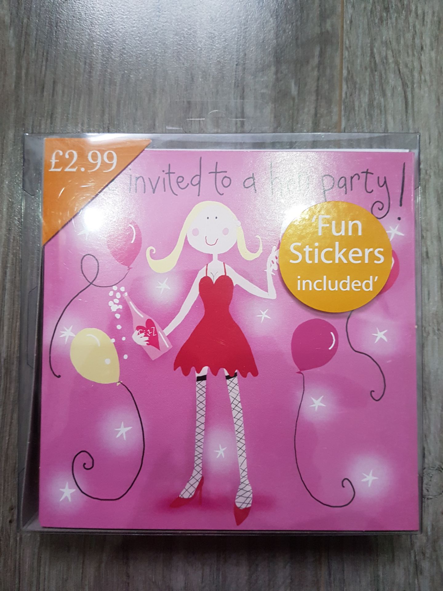 30 Brand new Hen party invites with stickers