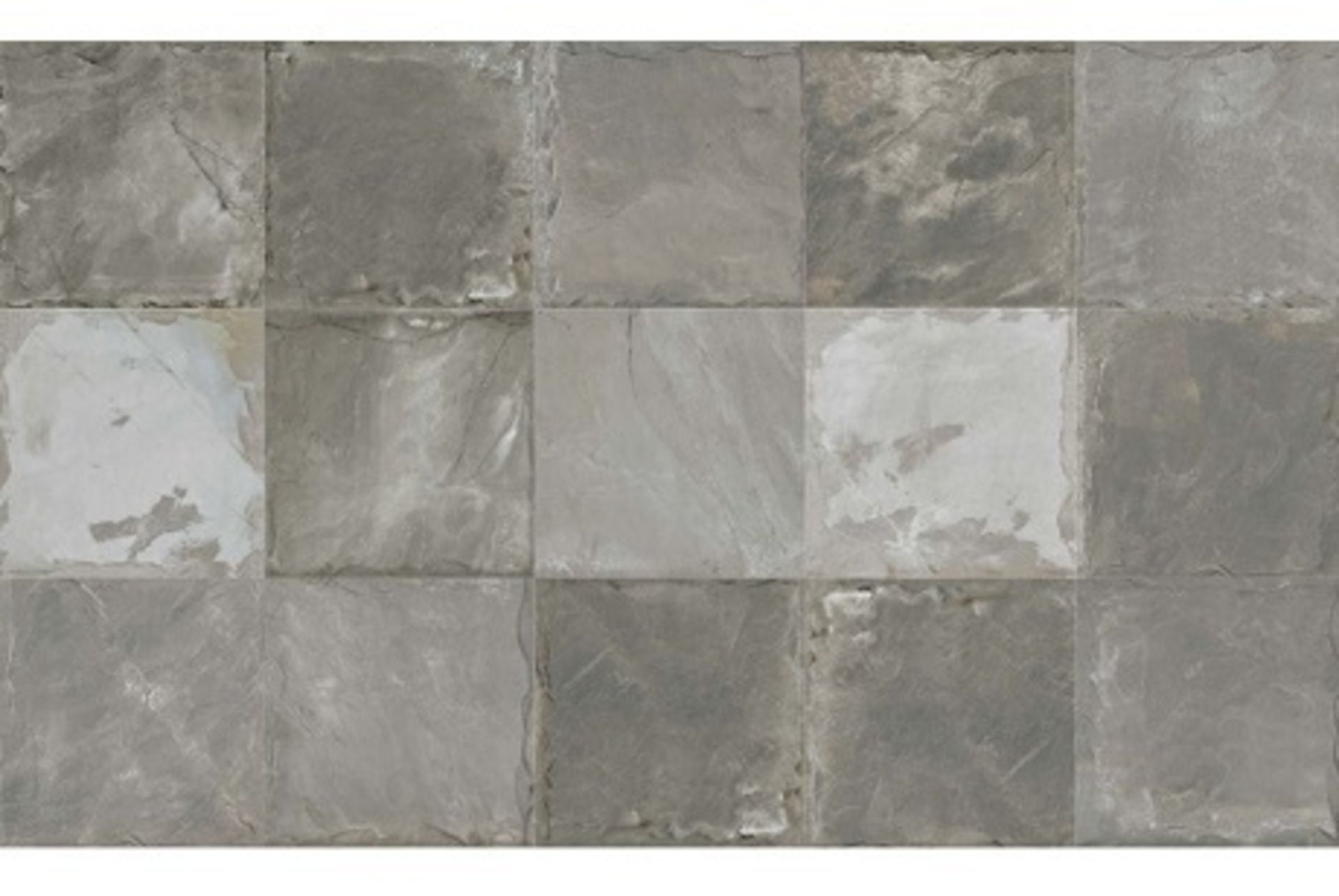 SLACK STONE NATUARAL - SLATE EFFECT PORCELAIN TILE WITH SOME DESIGN 40X40CM 90 BOXES (57.6SQM) - Image 2 of 4