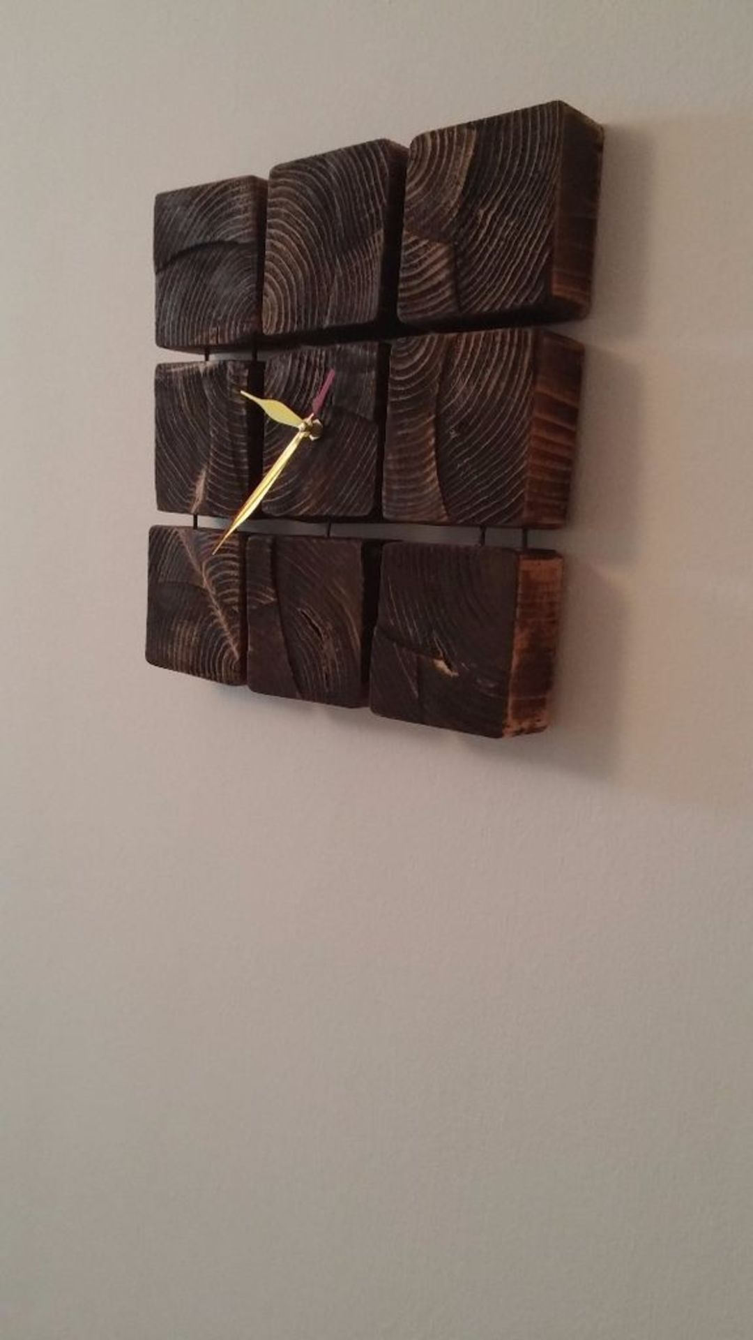 Rustic Chunky Wooden Clocks - Image 3 of 3