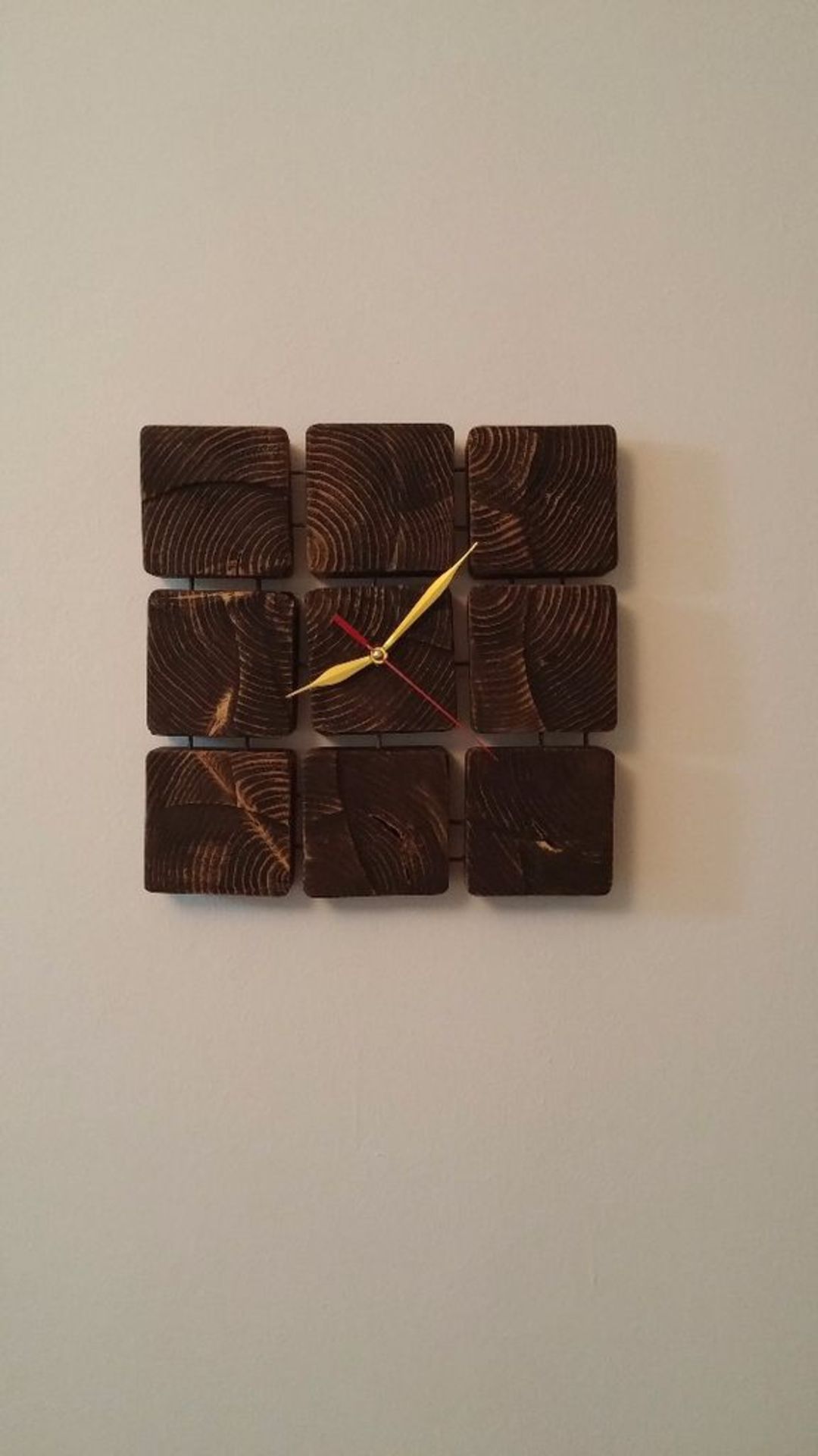 Rustic Chunky Wooden Clocks - Image 2 of 3