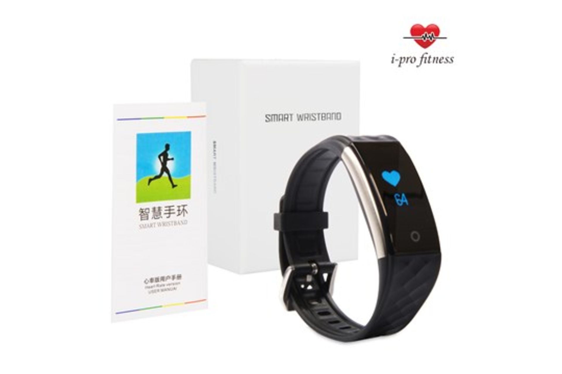 **Bulk Buy** 10X I-Pro S2 Waterproof Fitness Tracker With Heart Rate Monitor