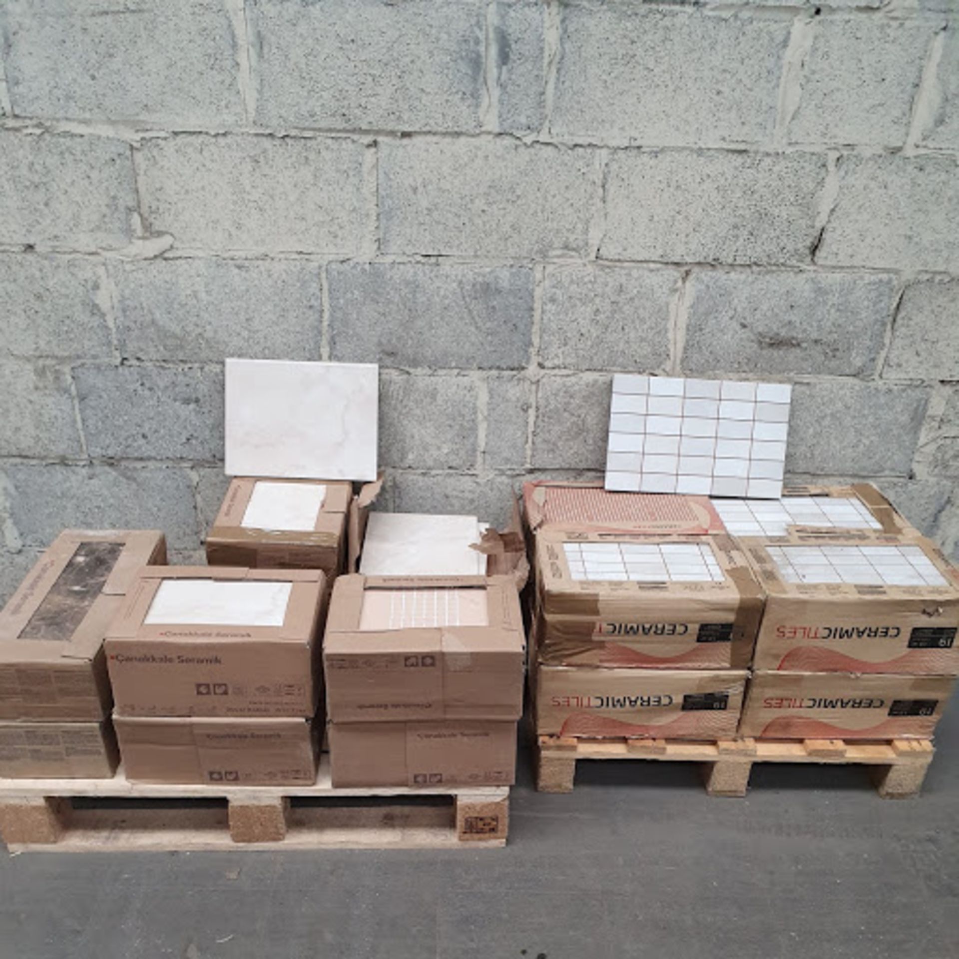 2 PALLETS OF MIXED TILES