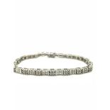 14ct White Gold 4.05ct Diamond Bracelet