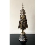 Antique Thai Bronze Gold Gilded Rattanakosin Buddha, 18C - Early 19C